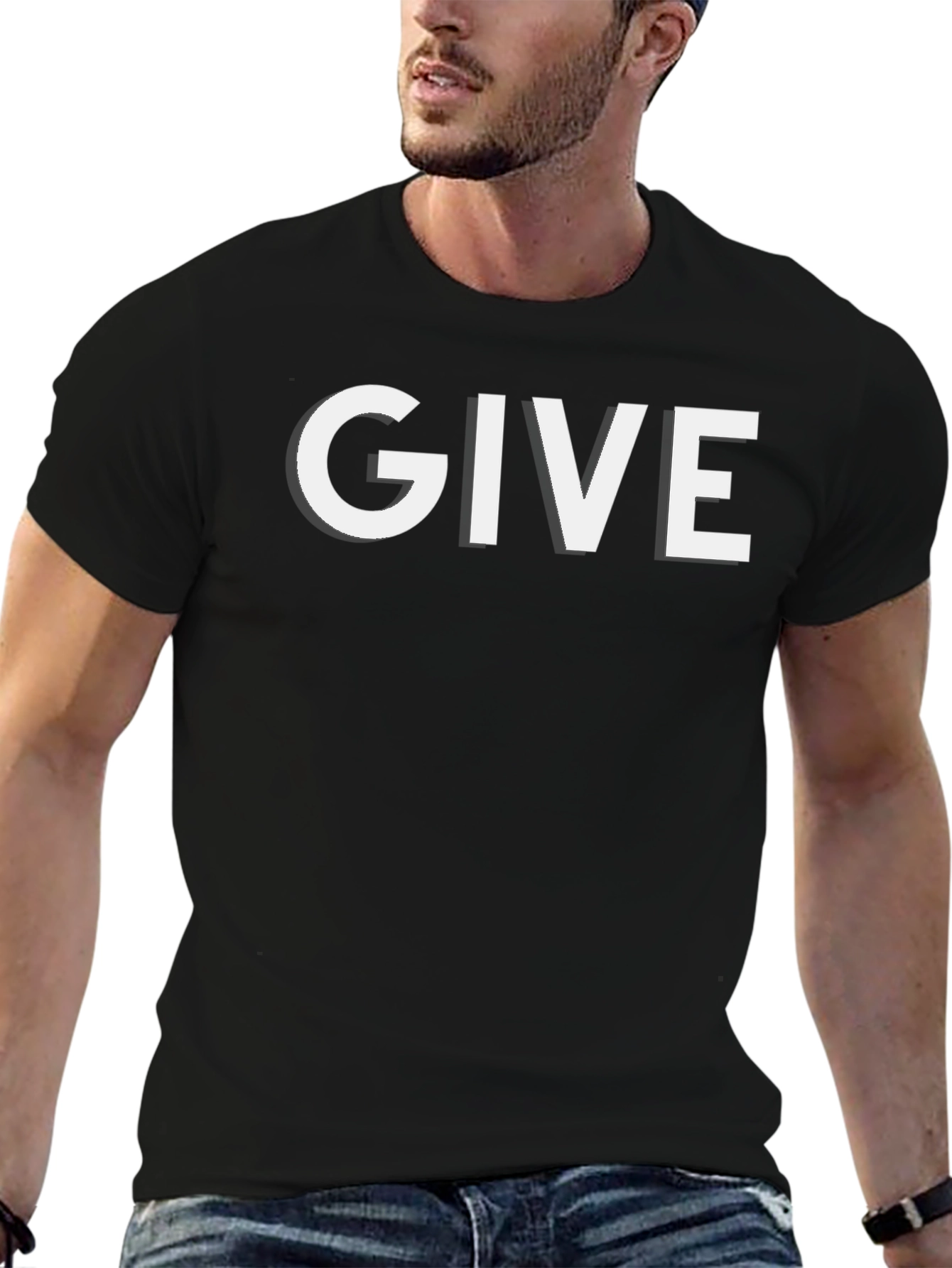 GIVE Graphic Tee - Classic Short Sleeve T-Shirt
