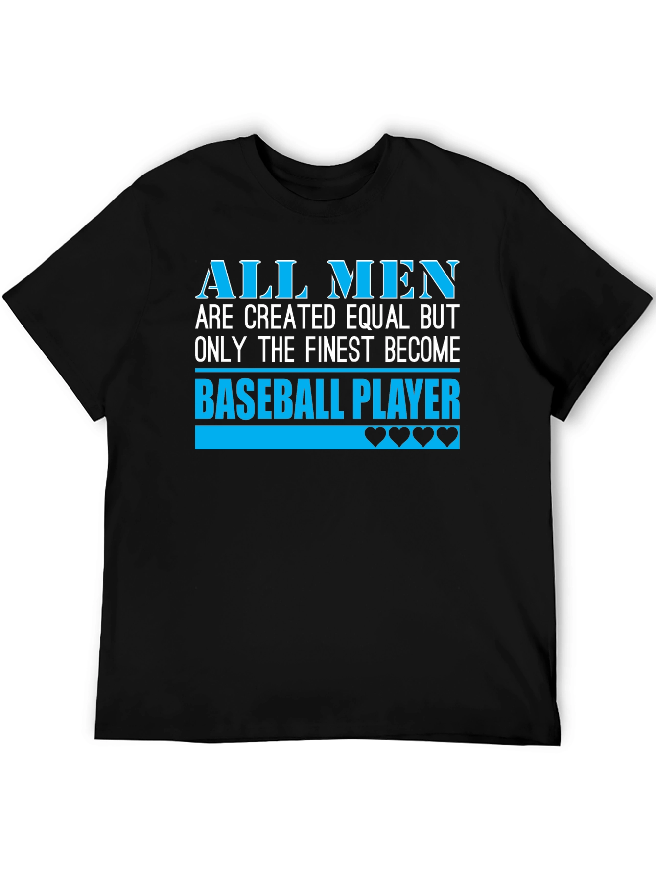 Finest Baseball Player Graphic T-Shirt
