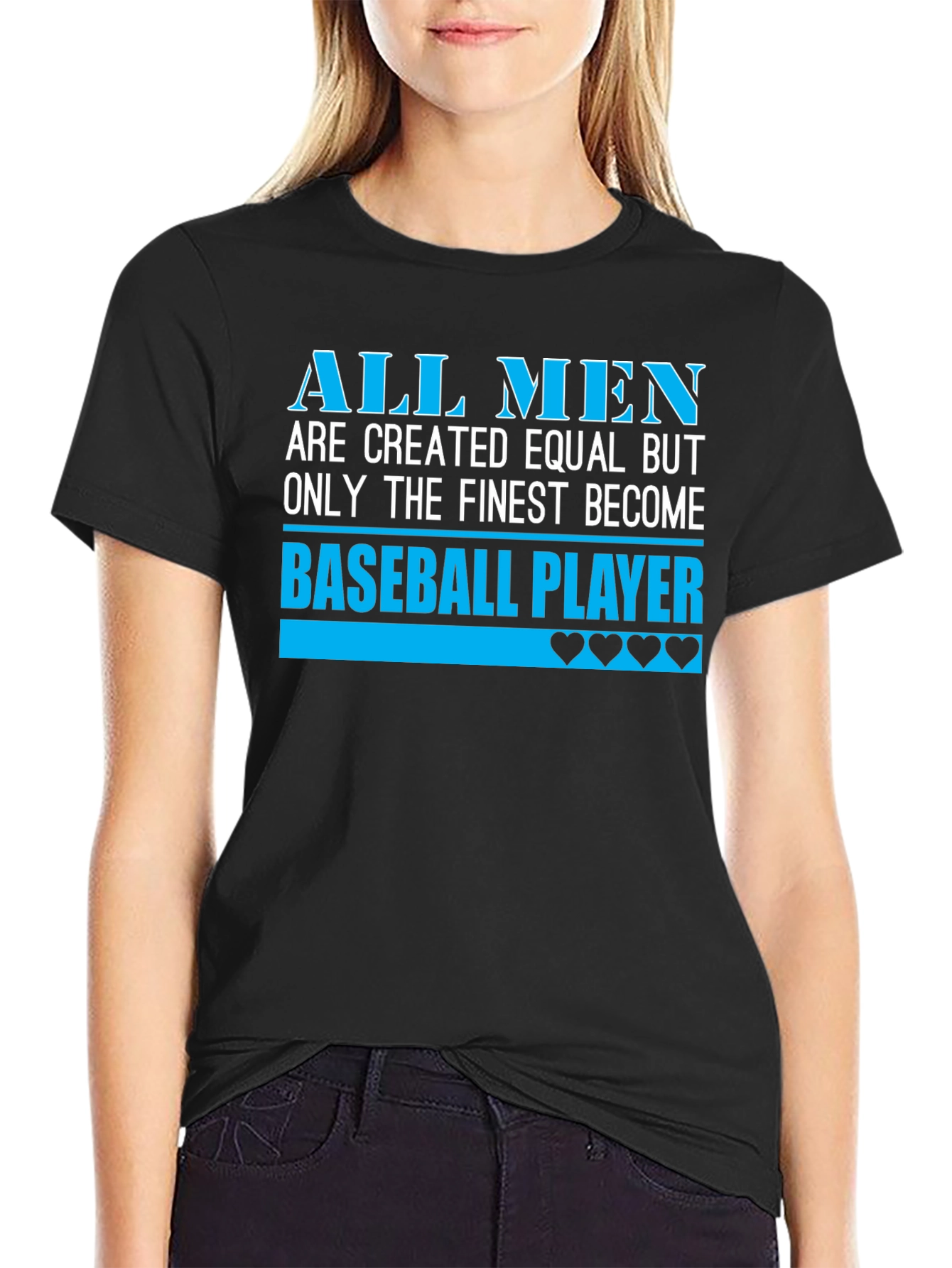 Finest Baseball Player Graphic T-Shirt
