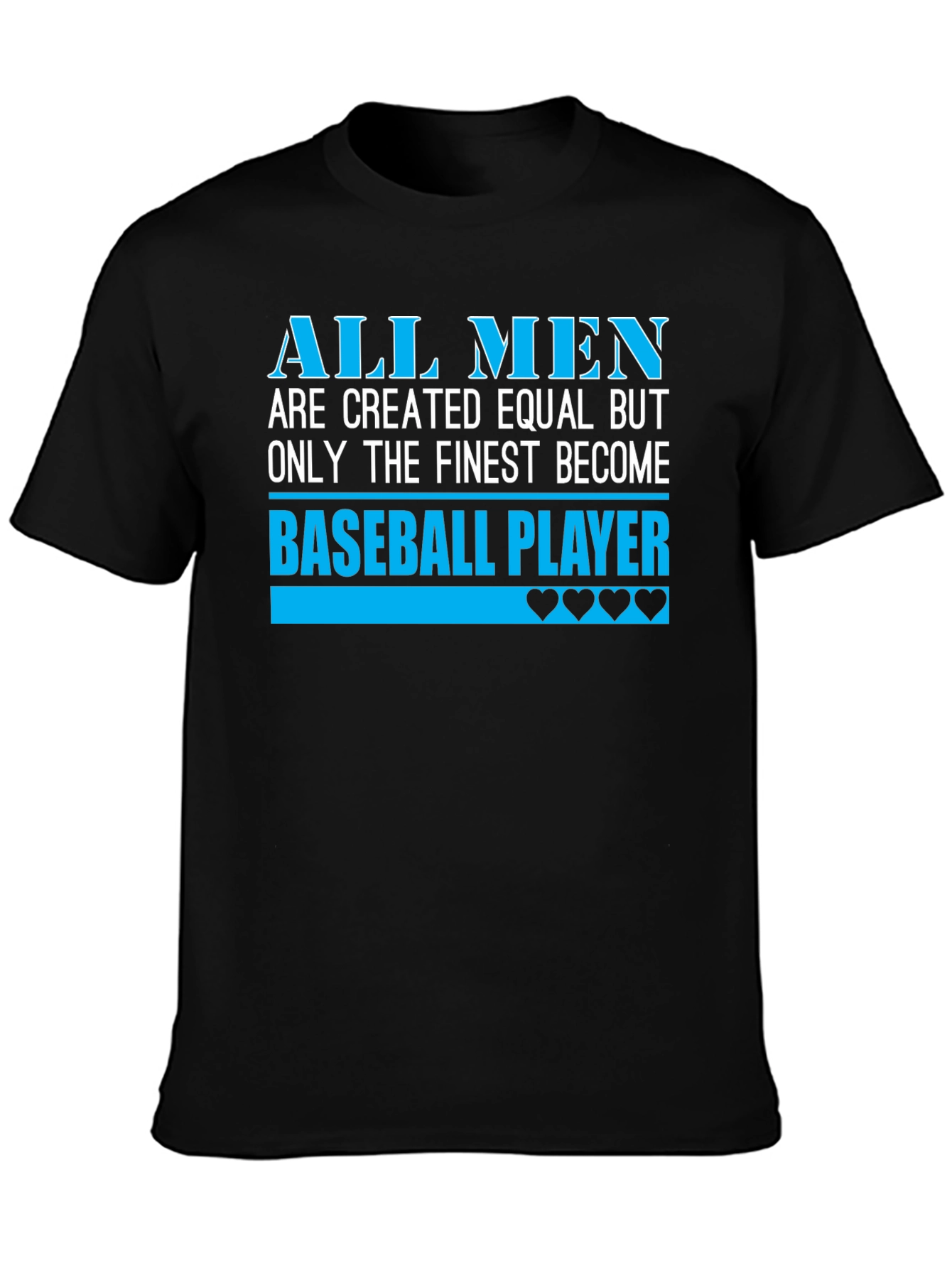 Finest Baseball Player Graphic T-Shirt
