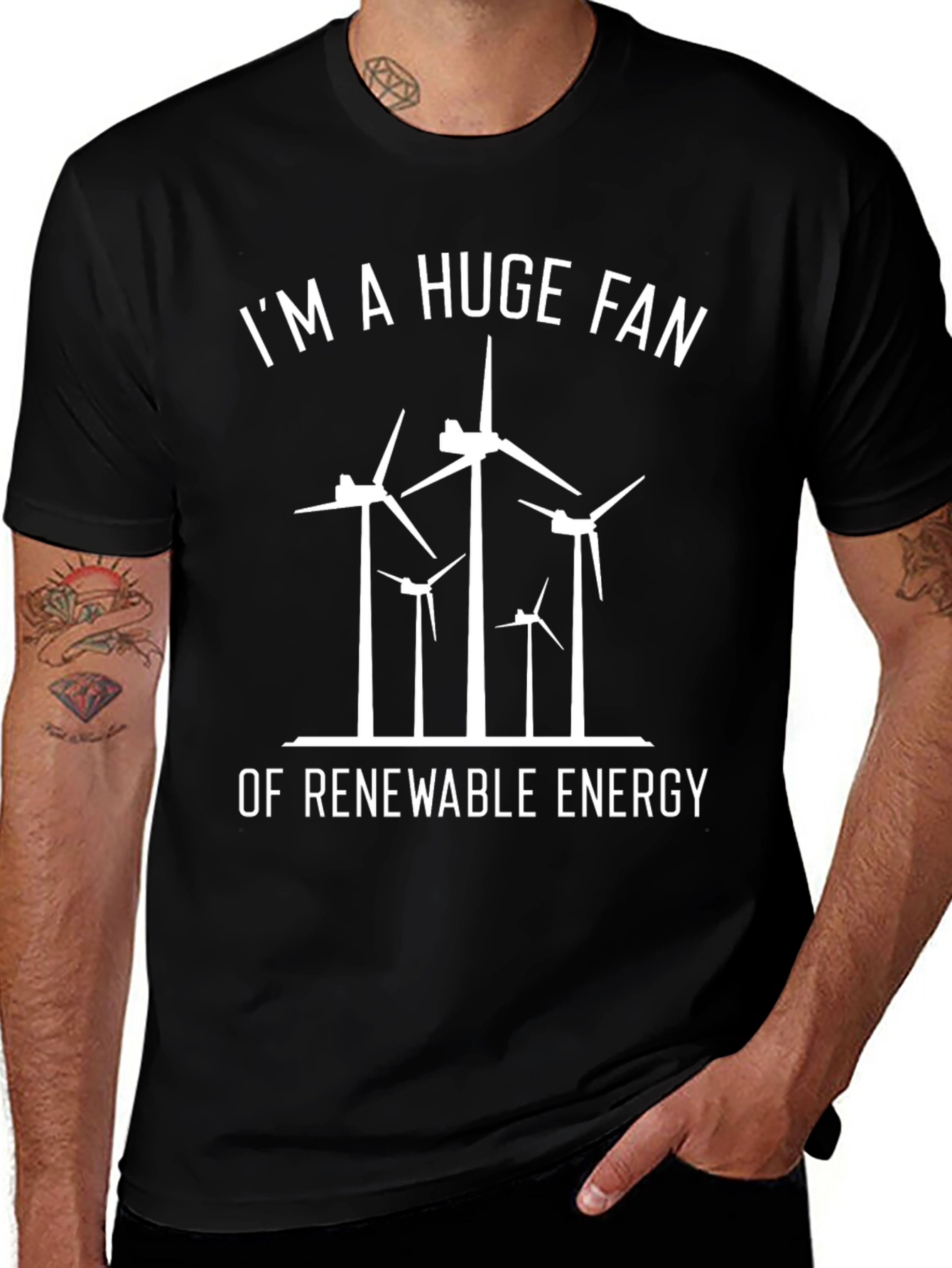 Renewable Energy Fan T-Shirt - Eco-Friendly Gift