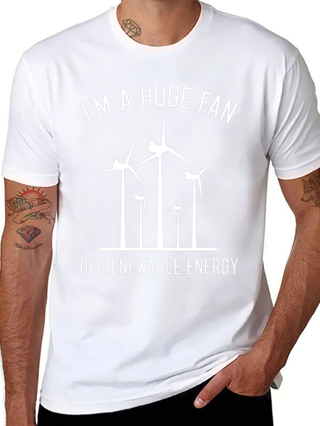 Renewable Energy Fan T-Shirt - Eco-Friendly Gift