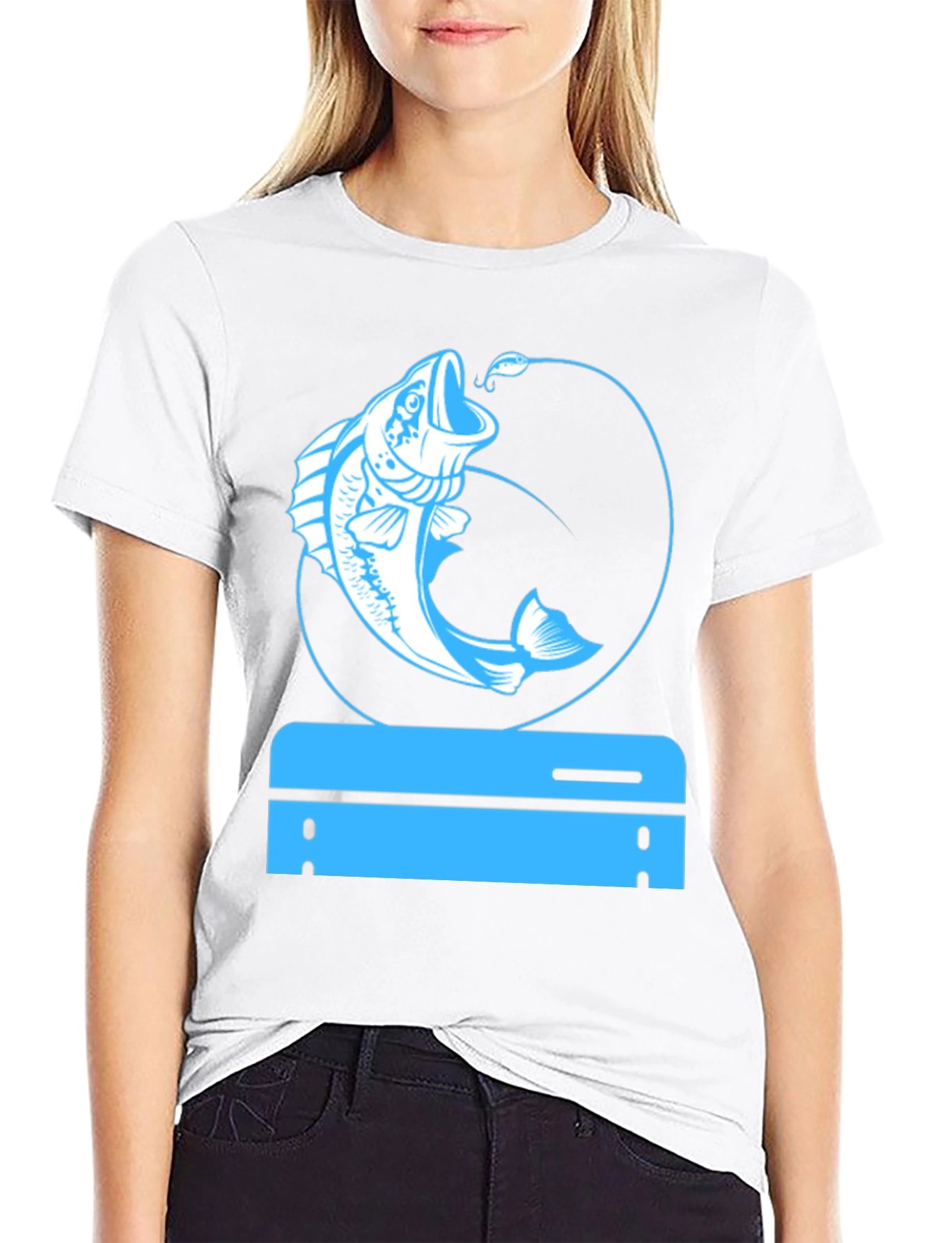 Fishing Gamer Black T-Shirt