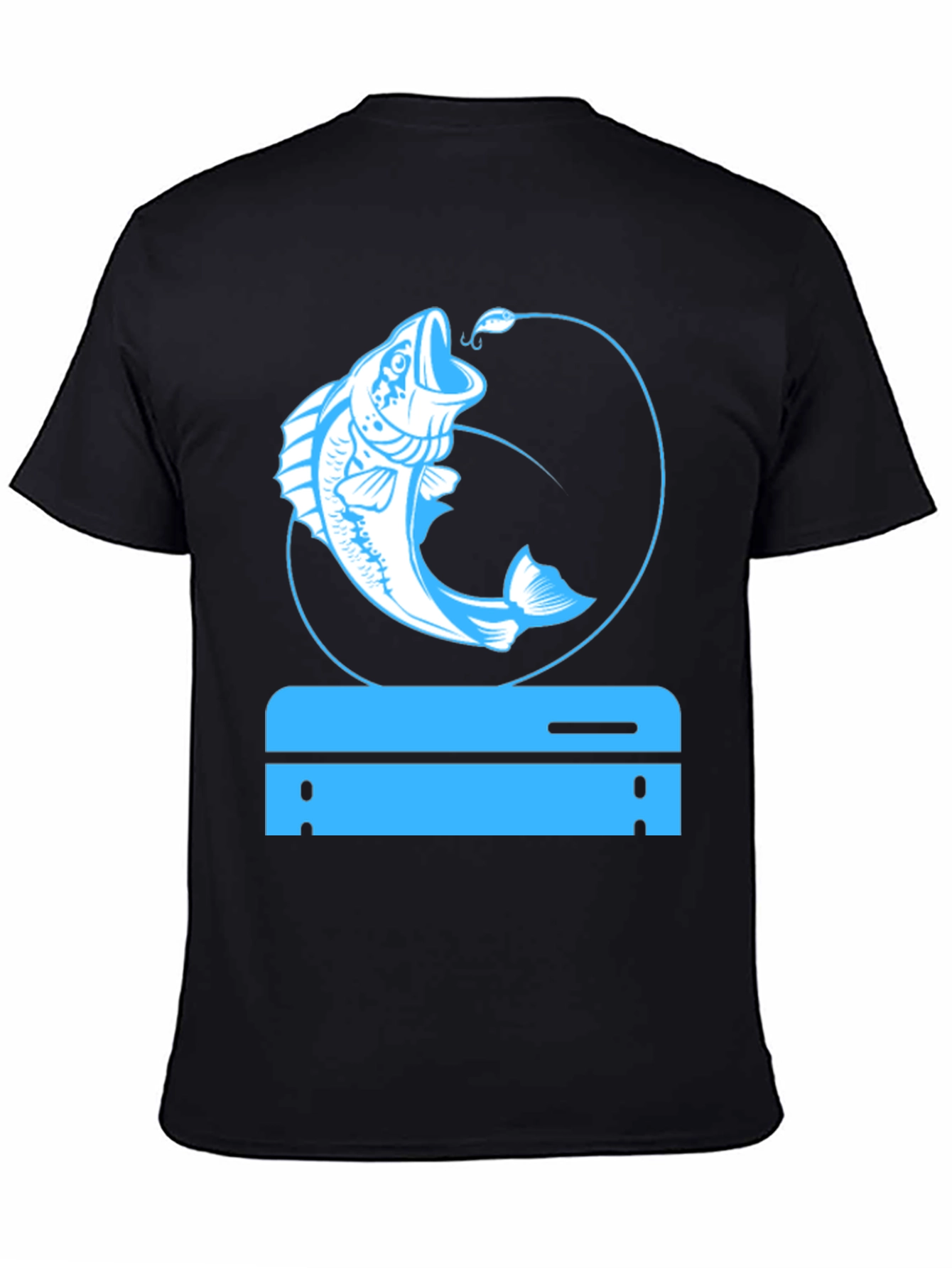 Fishing Gamer Black T-Shirt
