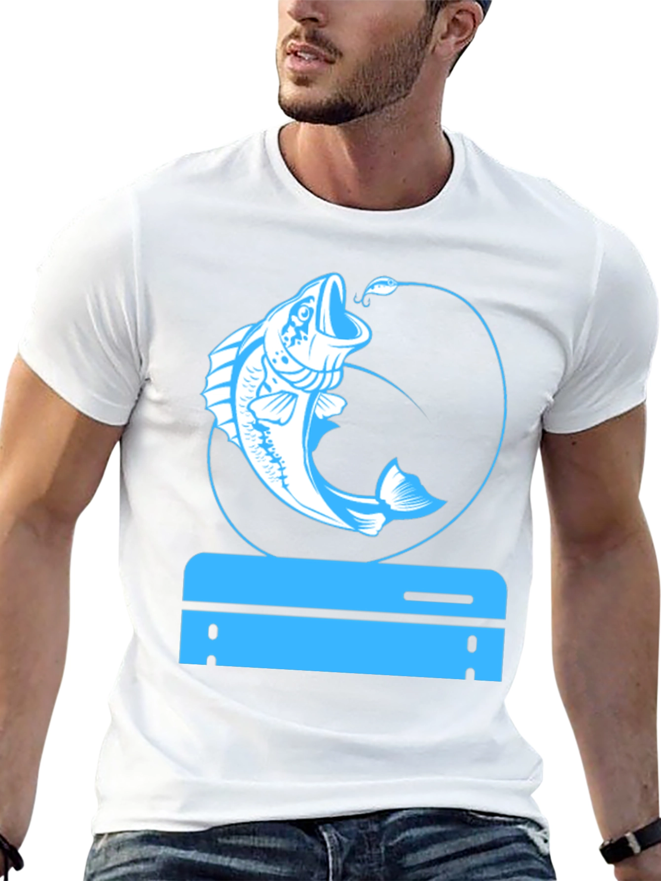 Fishing Gamer Black T-Shirt