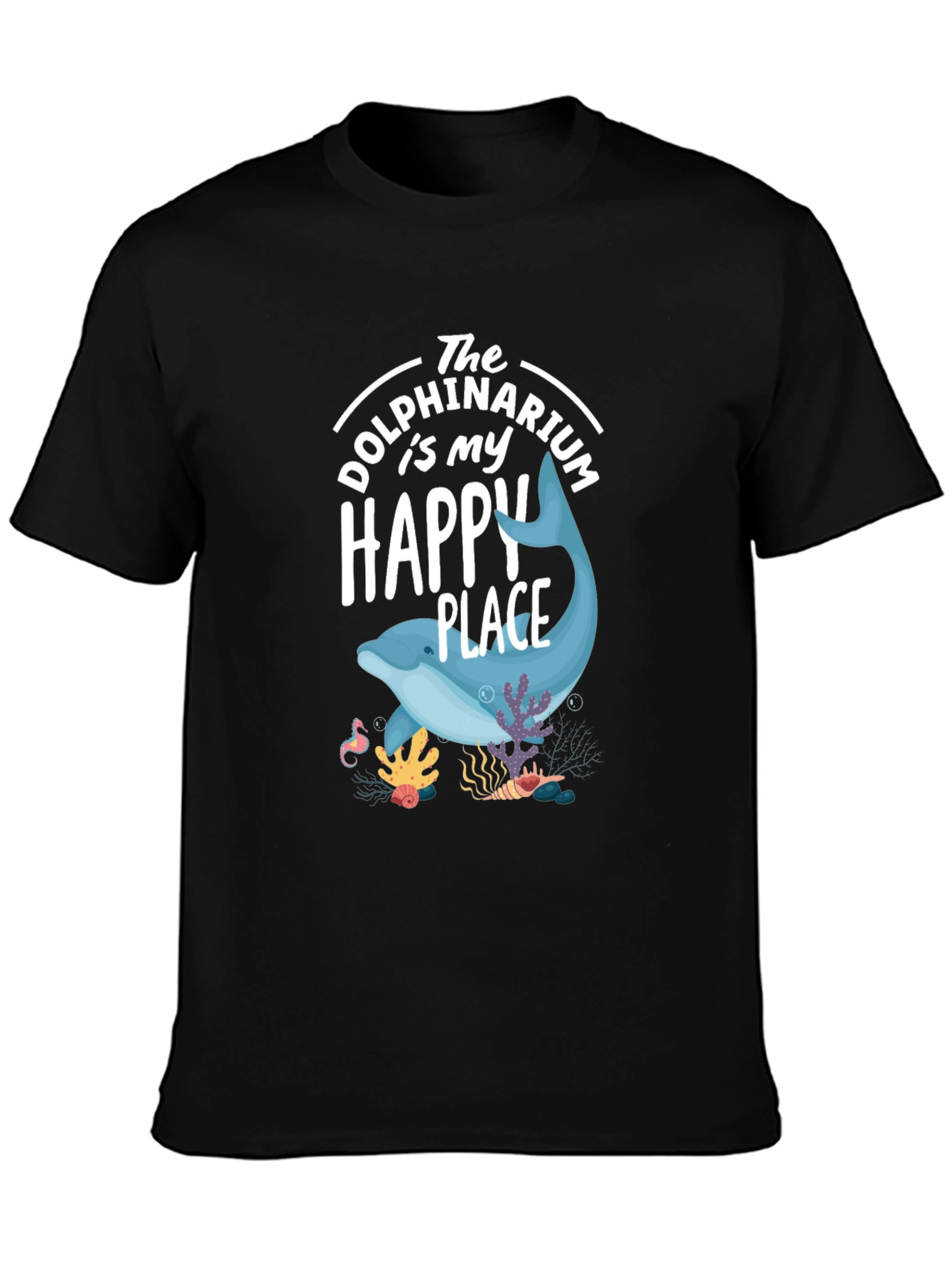 Dolphin Happy Place Graphic Tee - Unisex