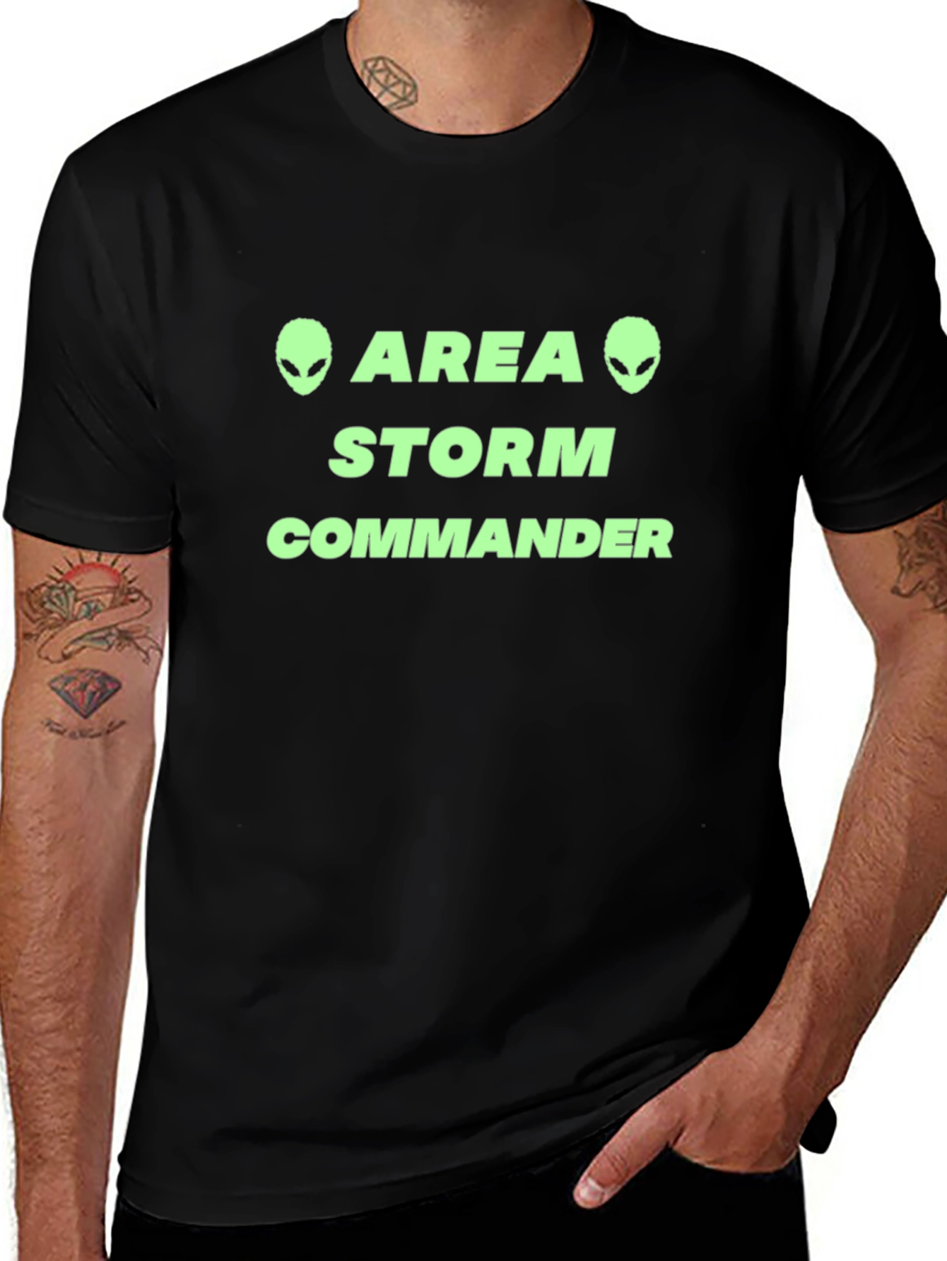 Area Storm Commander Graphic Tee