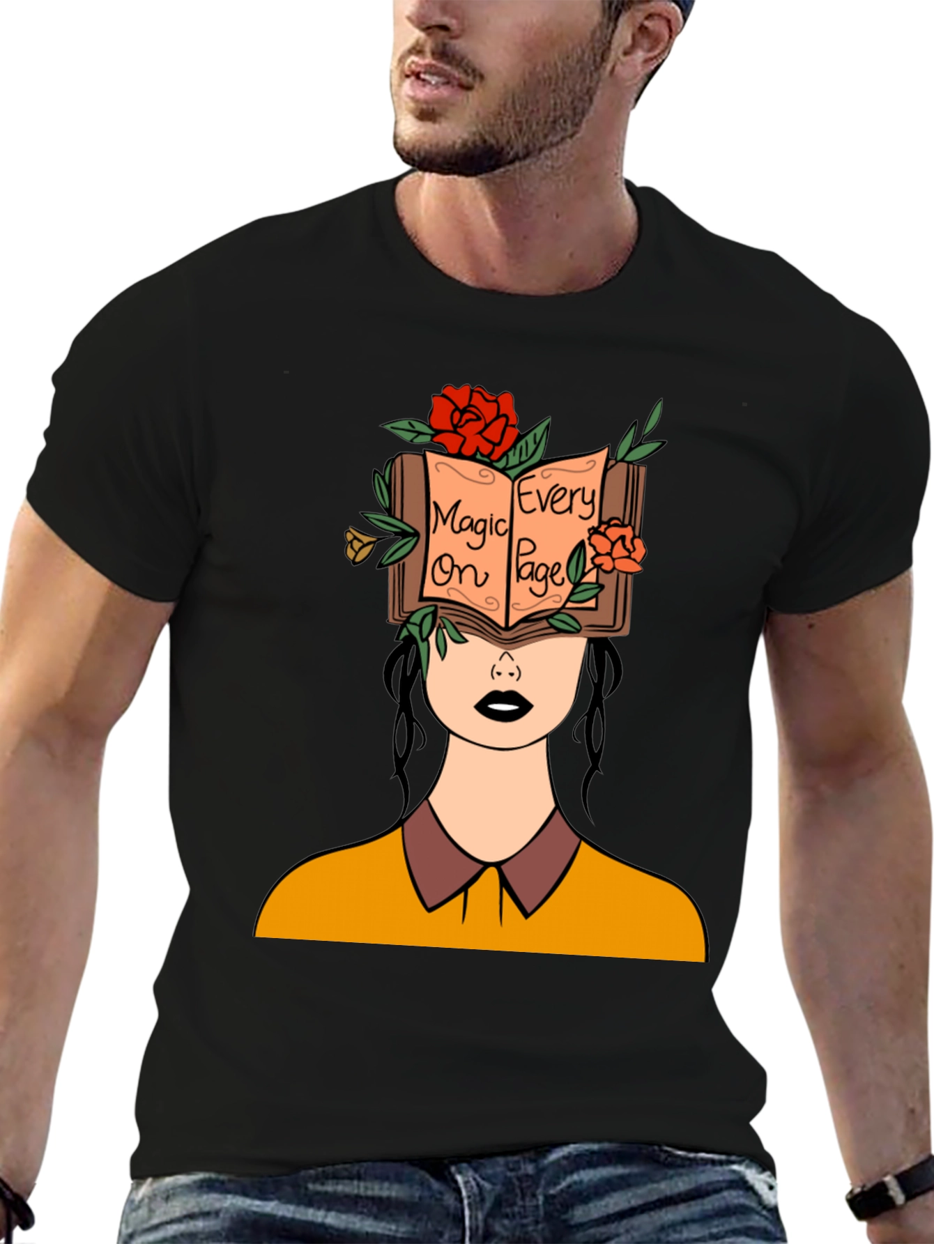 Magic on Every Page Graphic T-Shirt