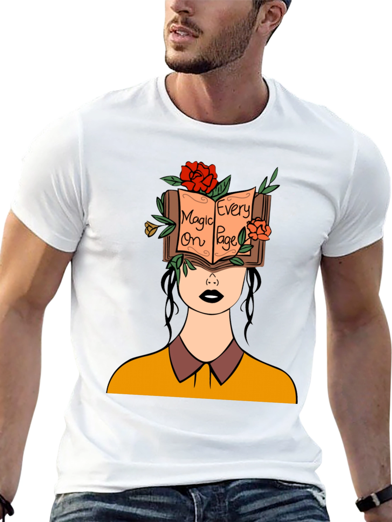 Magic on Every Page Graphic T-Shirt