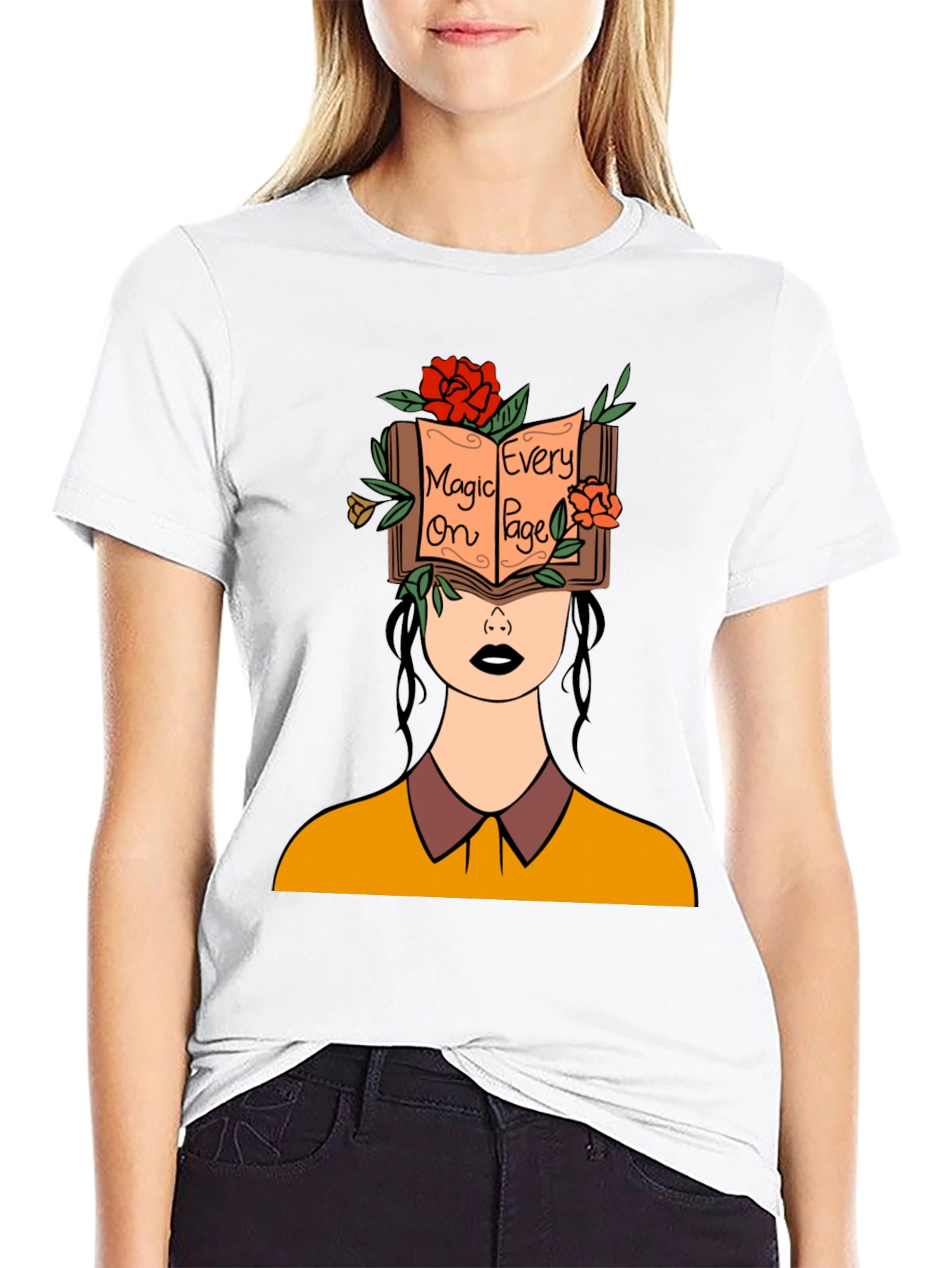 Magic on Every Page Graphic T-Shirt