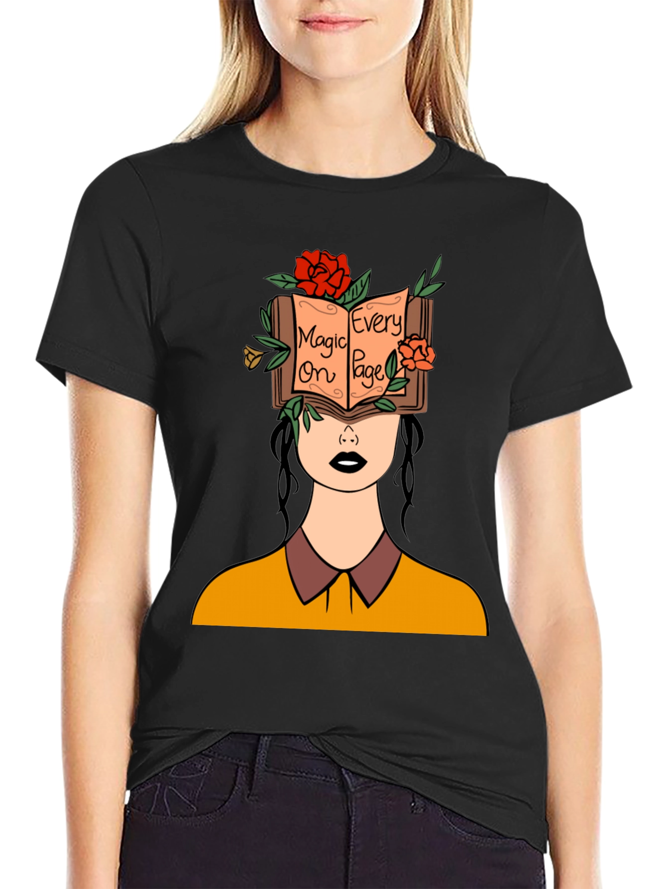 Magic on Every Page Graphic T-Shirt