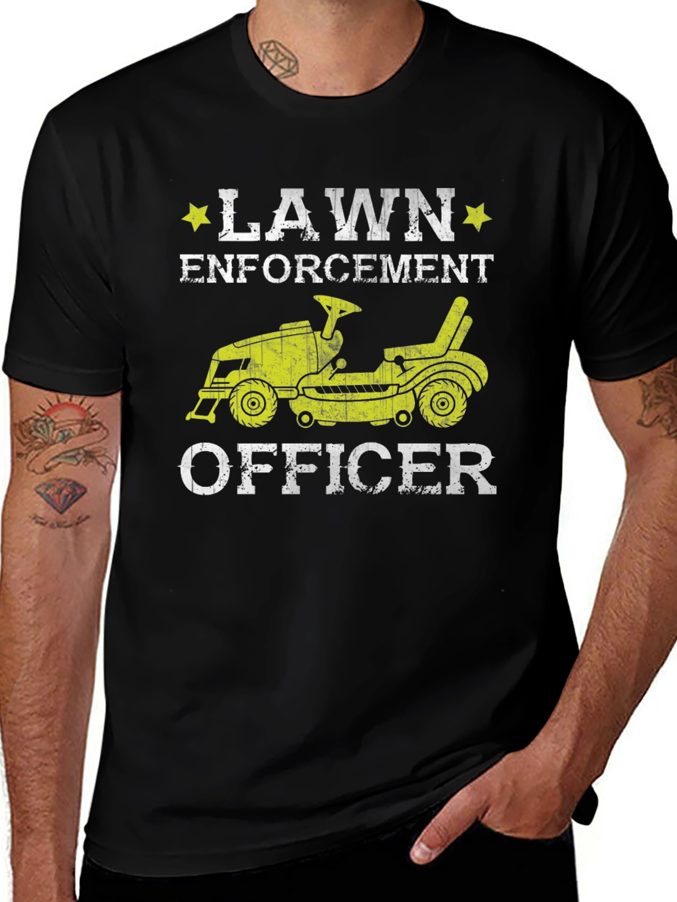 Lawn Enforcement Officer Graphic Tee