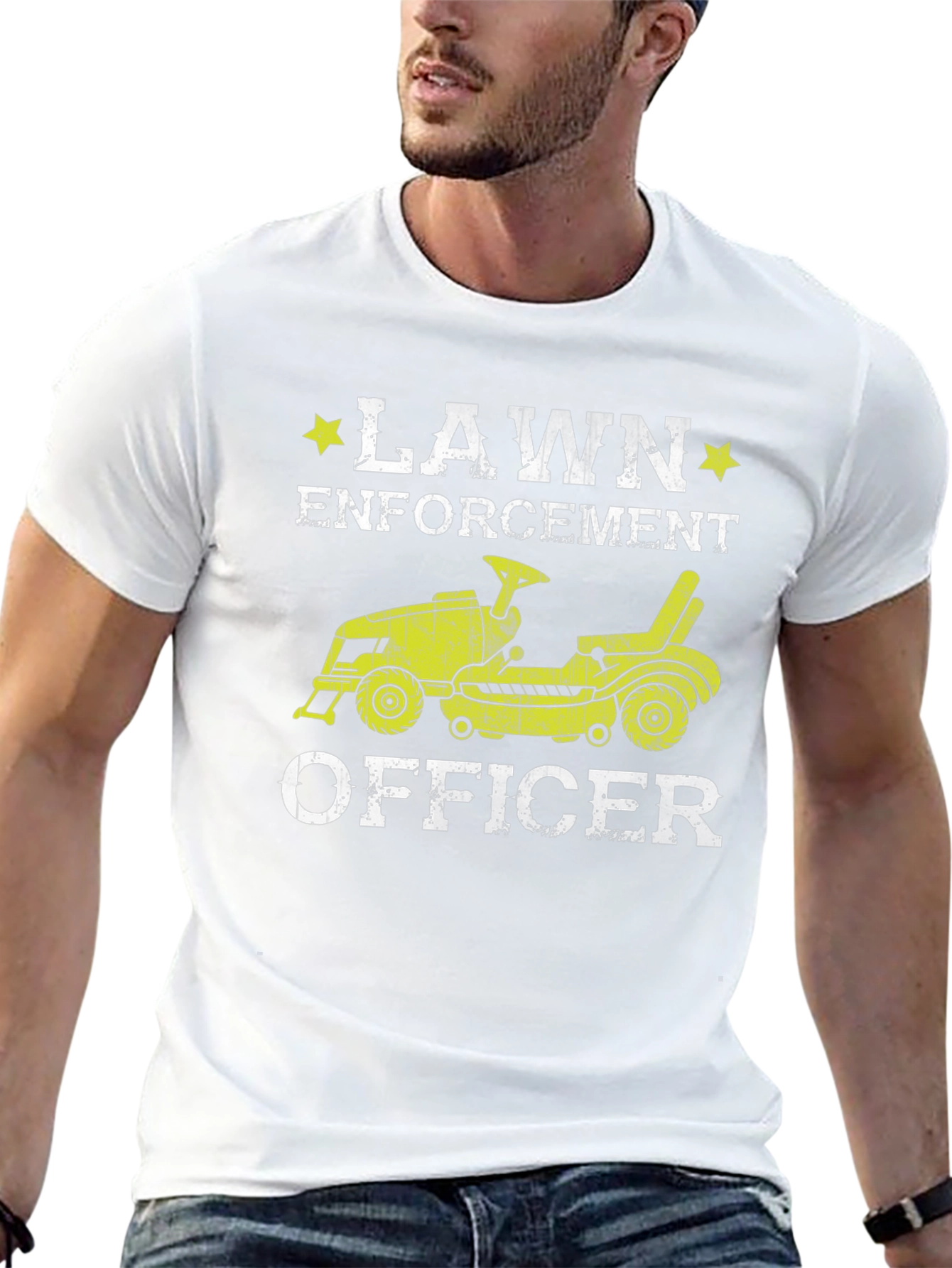 Lawn Enforcement Officer Graphic Tee