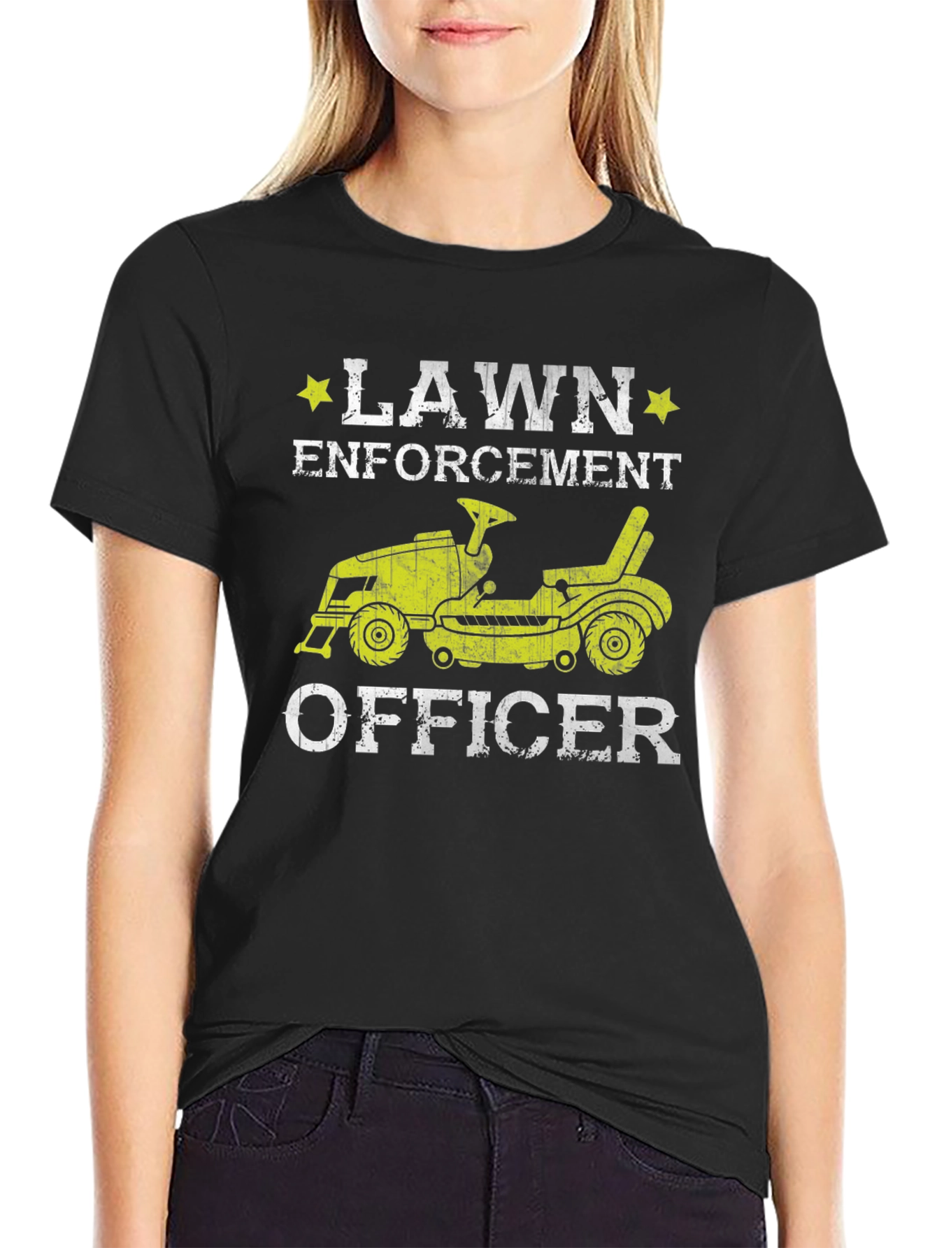 Lawn Enforcement Officer Graphic Tee