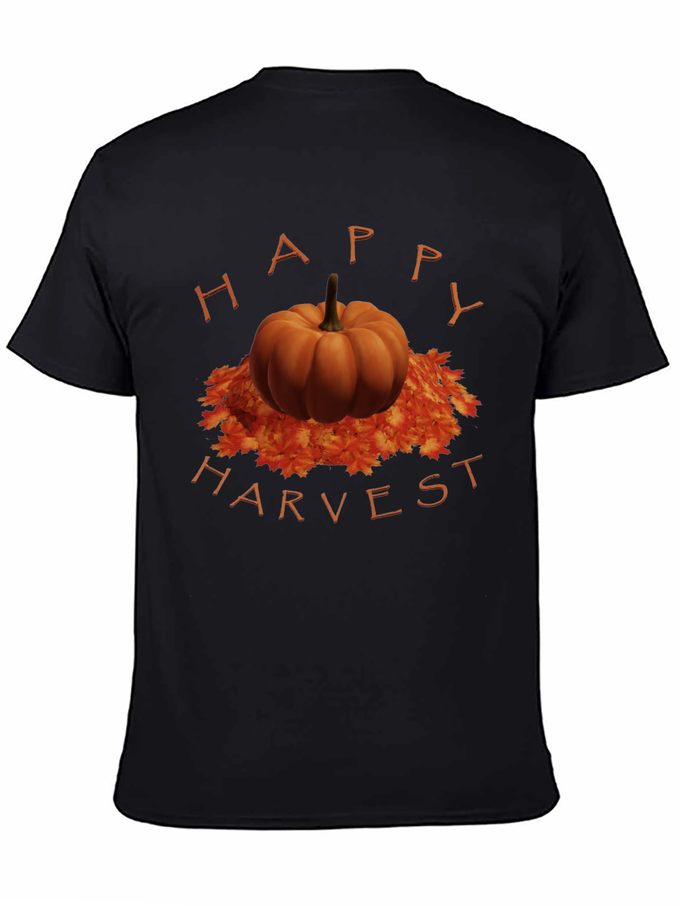 Happy Harvest Pumpkin T-Shirt - Autumn Style