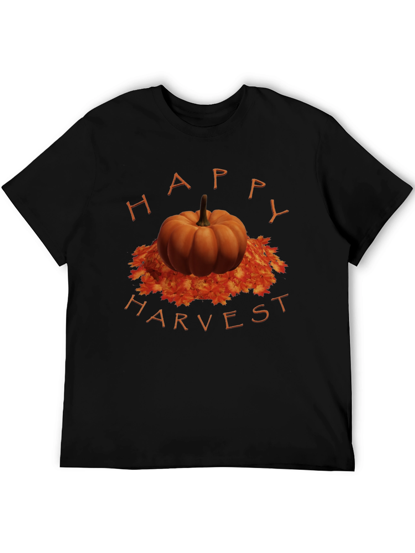 Happy Harvest Pumpkin T-Shirt - Autumn Style
