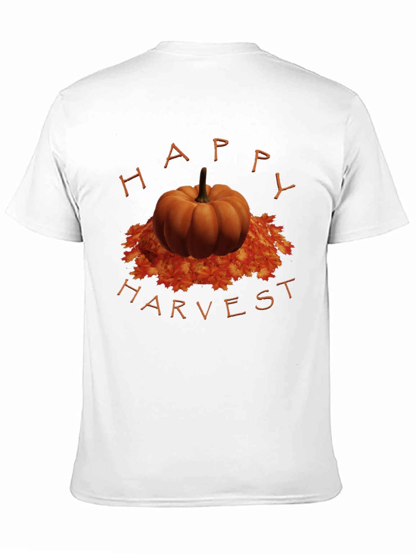 Happy Harvest Pumpkin T-Shirt - Autumn Style