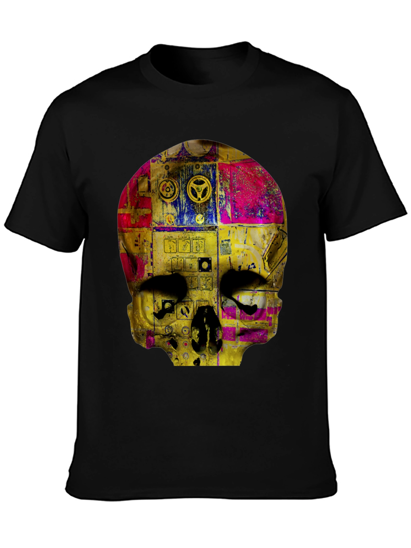 Skull Graphic Print Mens T-Shirt