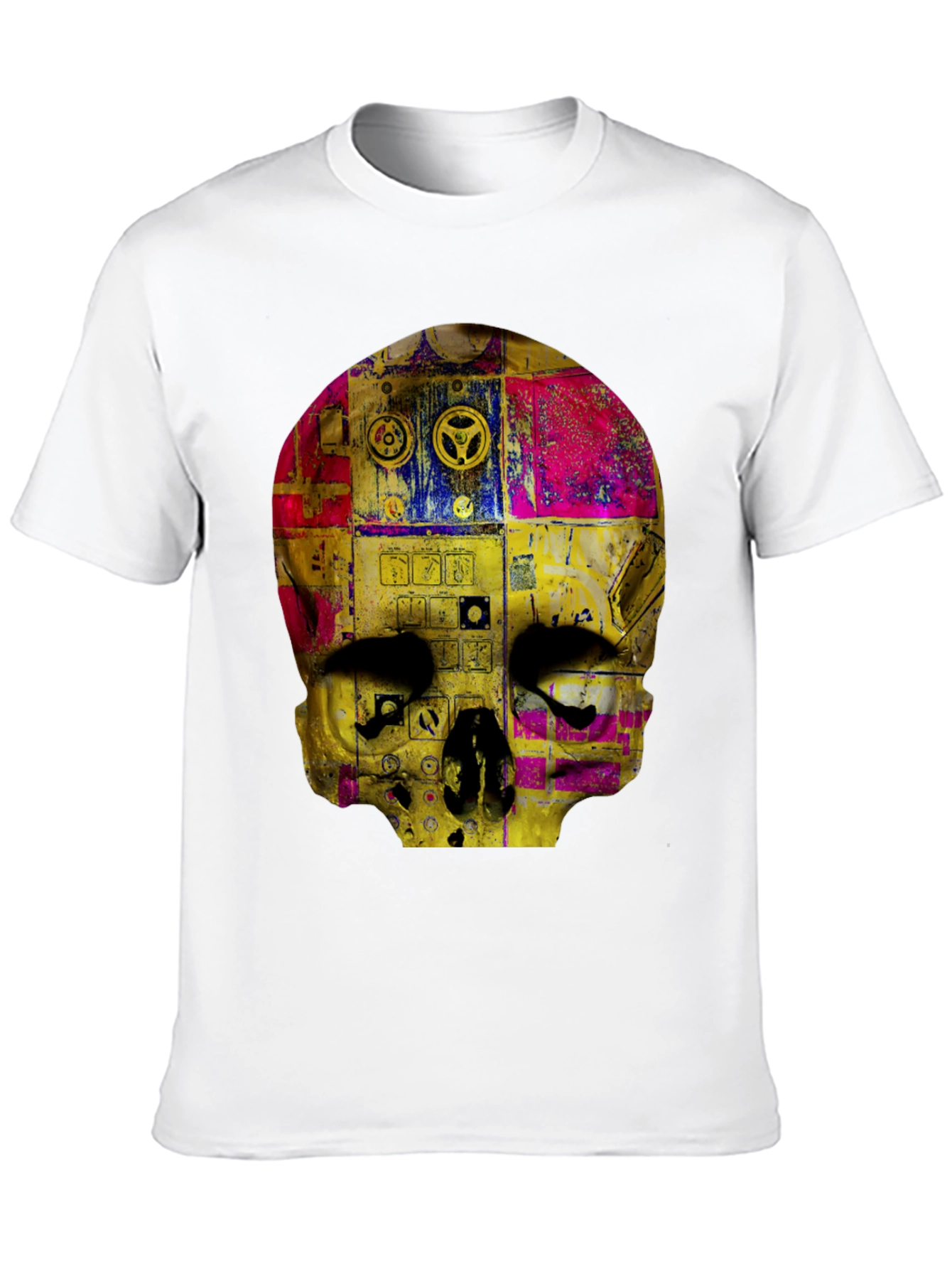 Skull Graphic Print Mens T-Shirt
