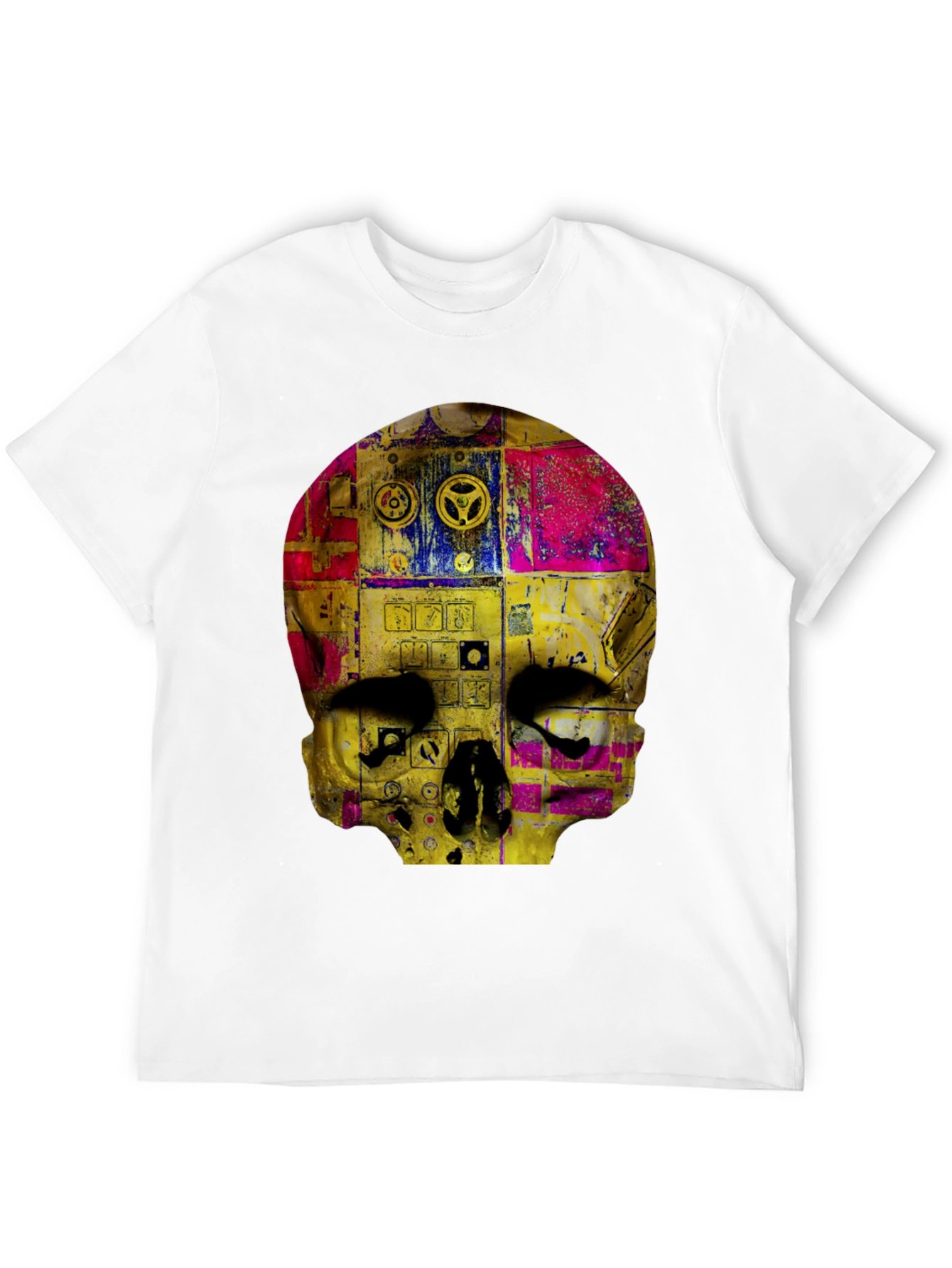 Skull Graphic Print Mens T-Shirt