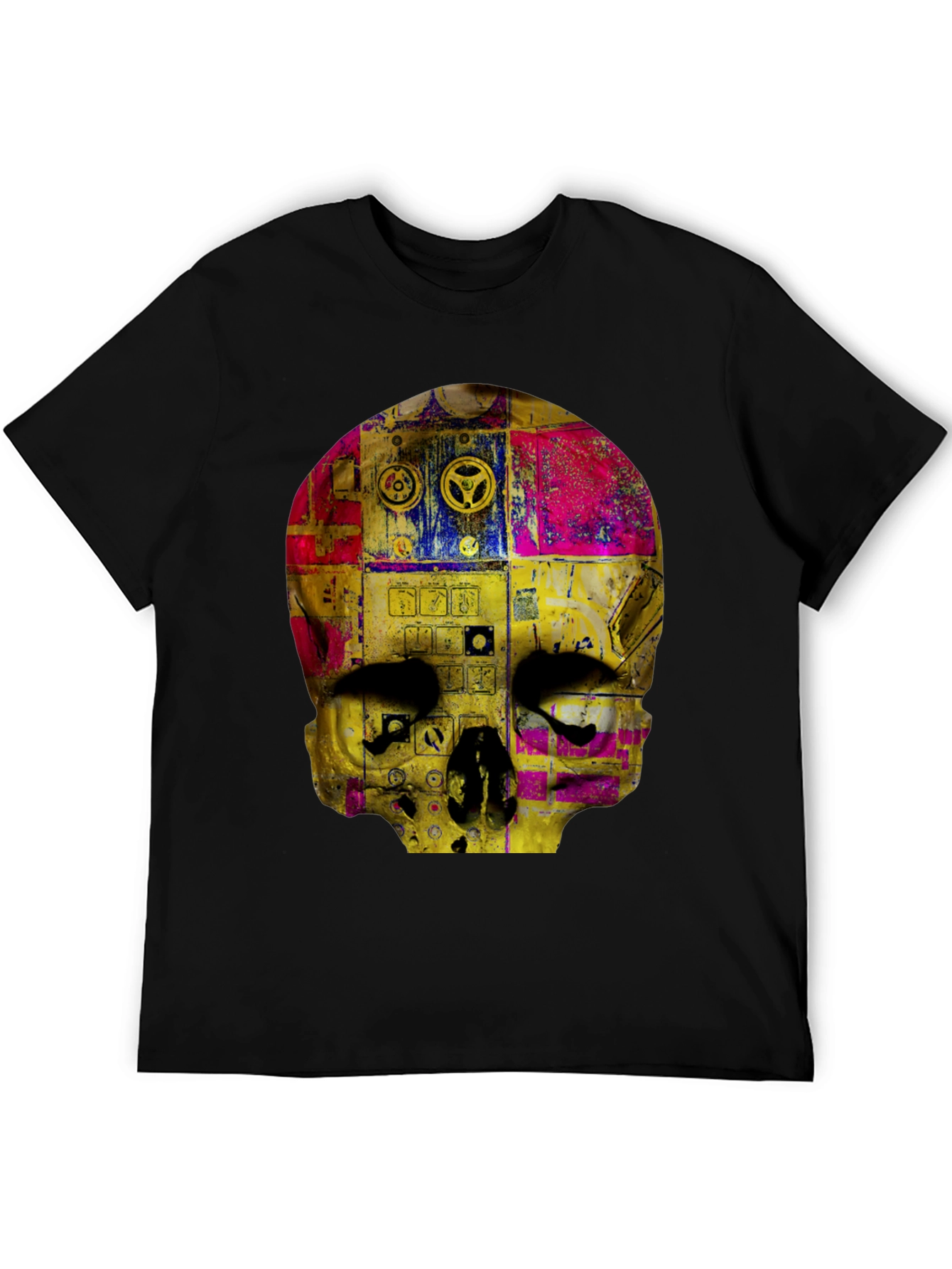 Skull Graphic Print Mens T-Shirt
