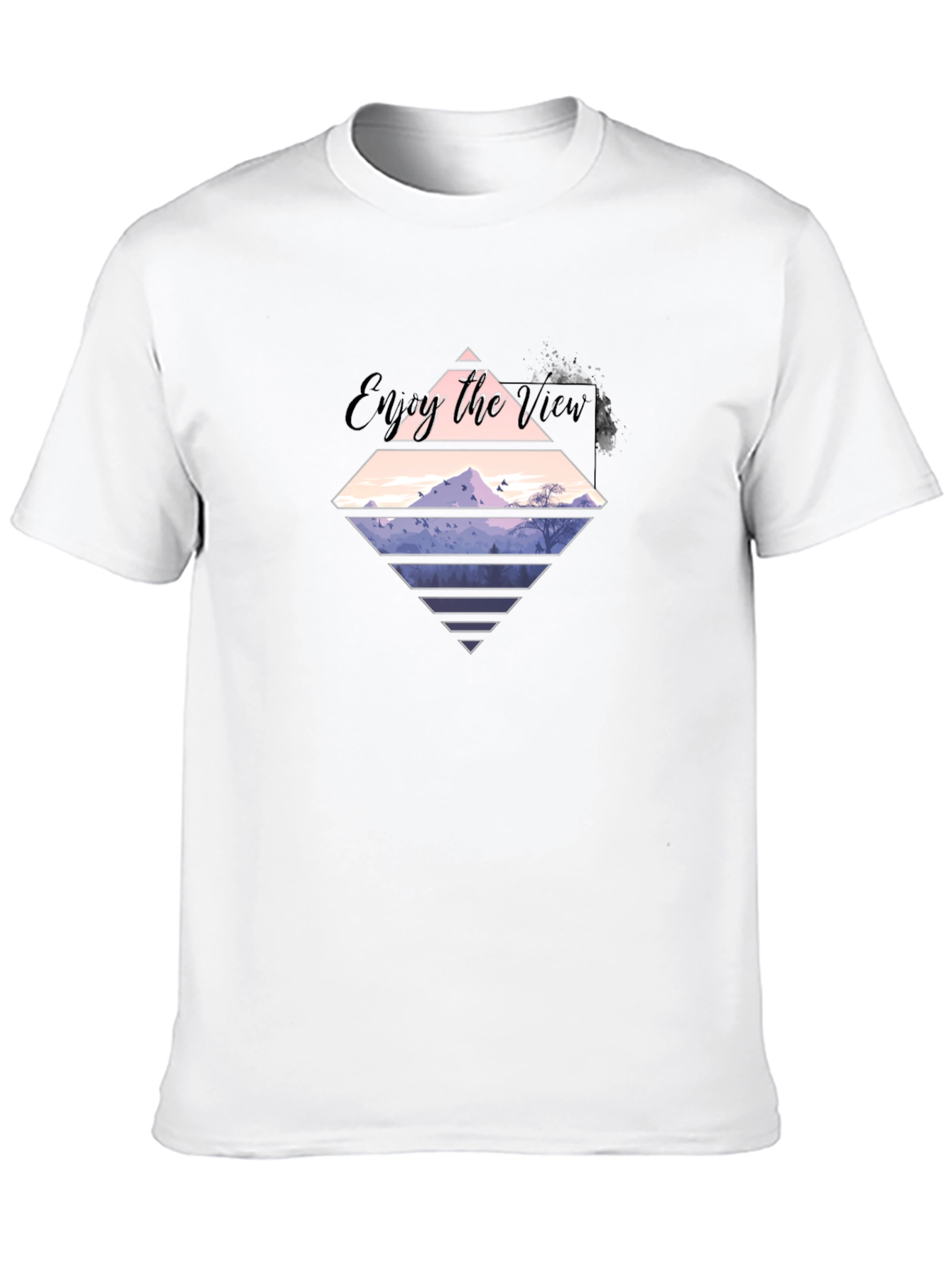 Enjoy the View Graphic Tee - Mens Black T-Shirt