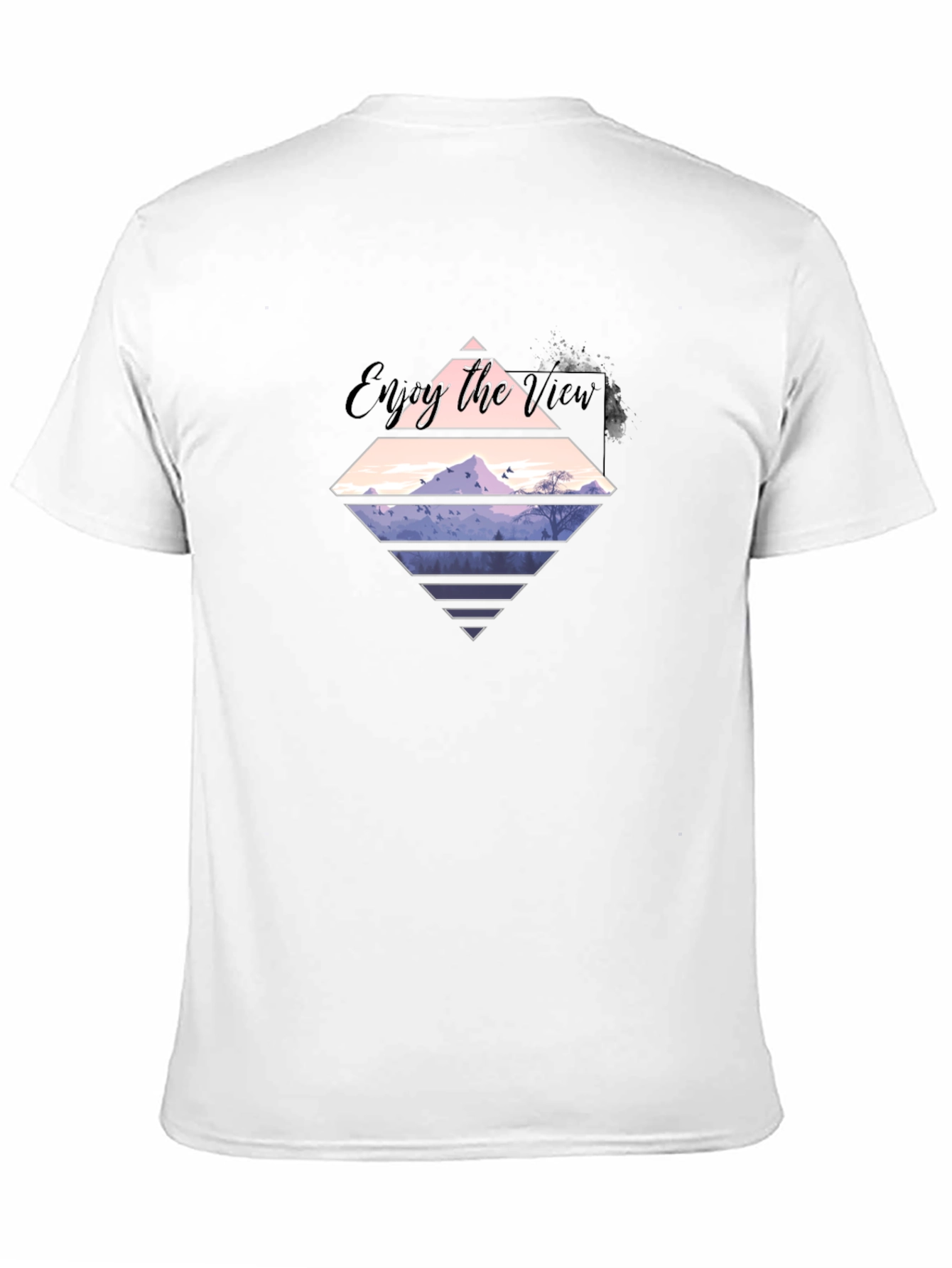 Enjoy the View Graphic Tee - Mens Black T-Shirt