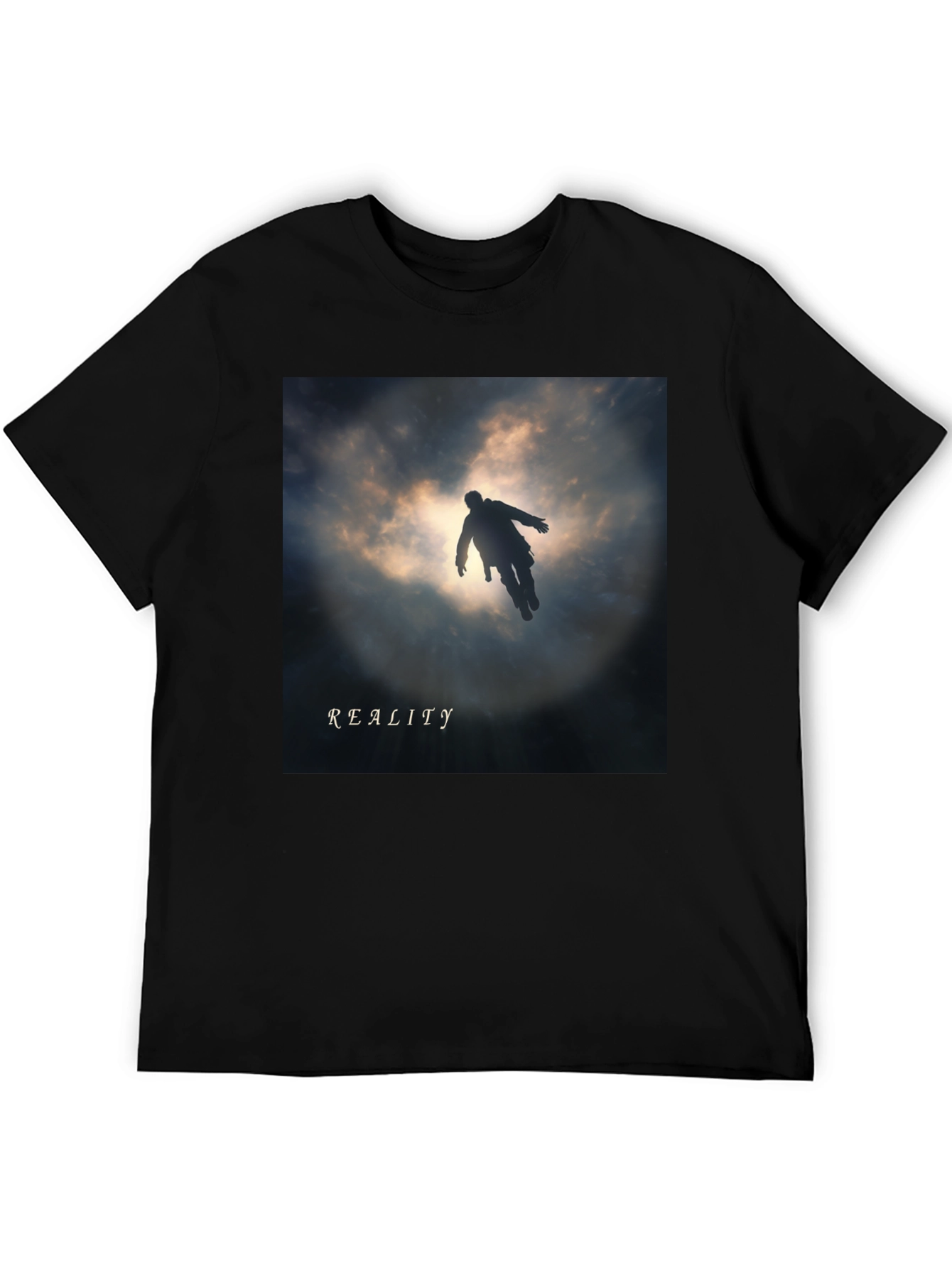 Reality Graphic Tee - Mens Black T-Shirt