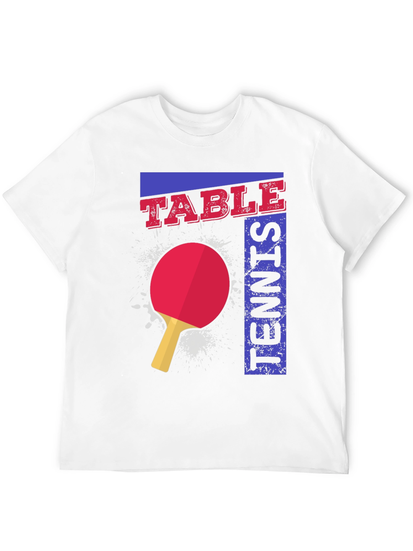 Table Tennis Graphic Tee - Sporty Casual Style