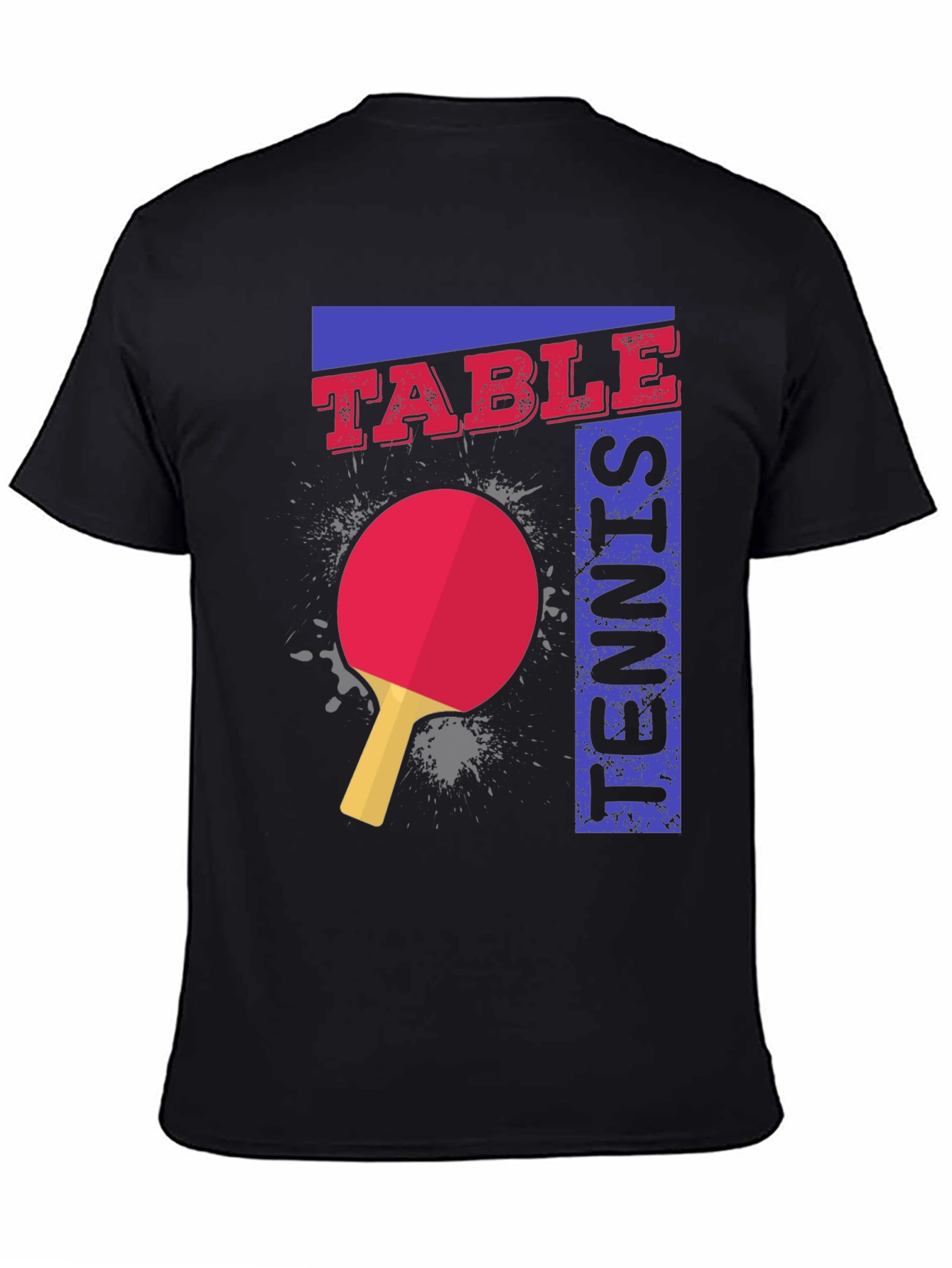Table Tennis Graphic Tee - Sporty Casual Style