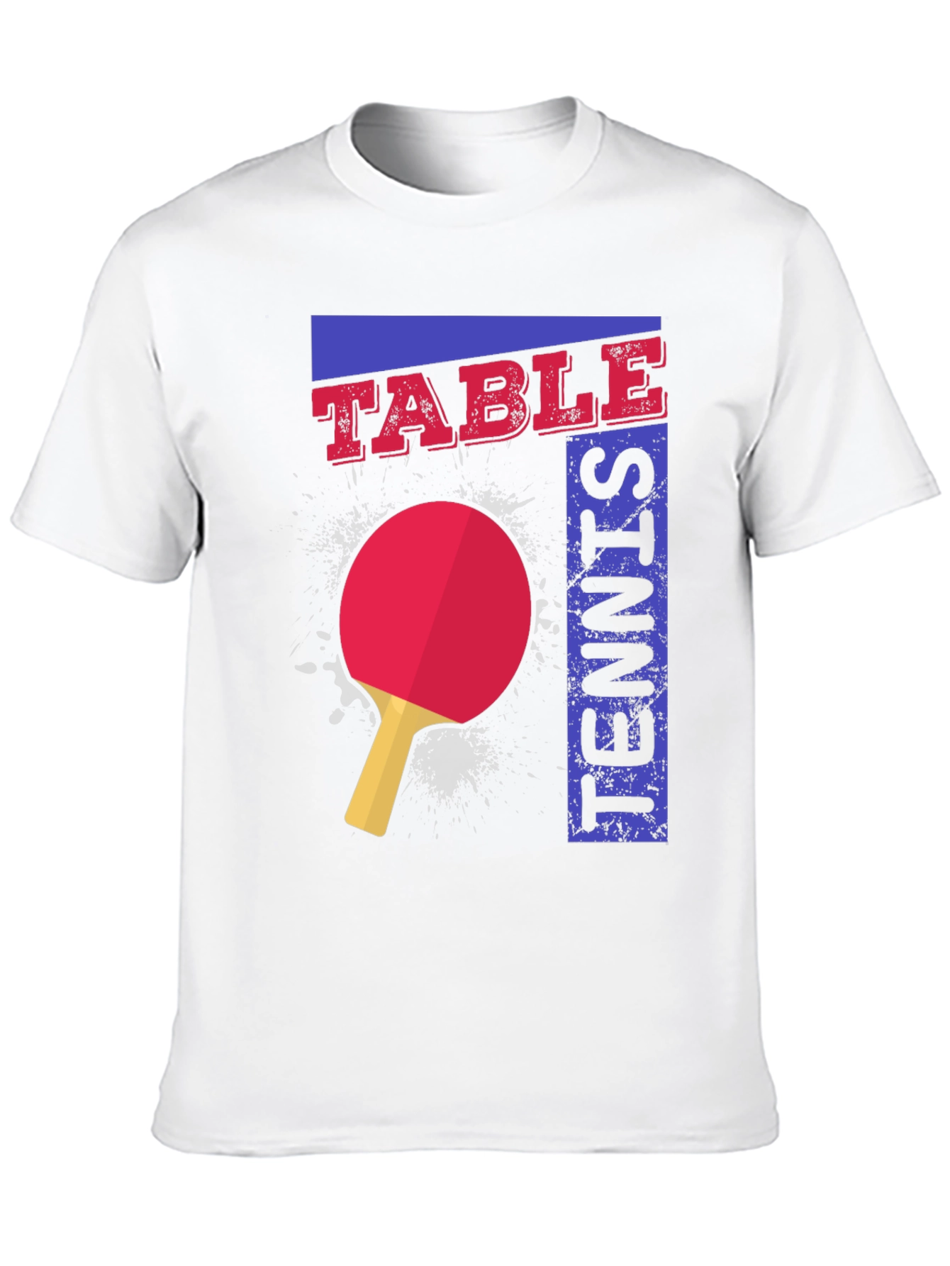 Table Tennis Graphic Tee - Sporty Casual Style