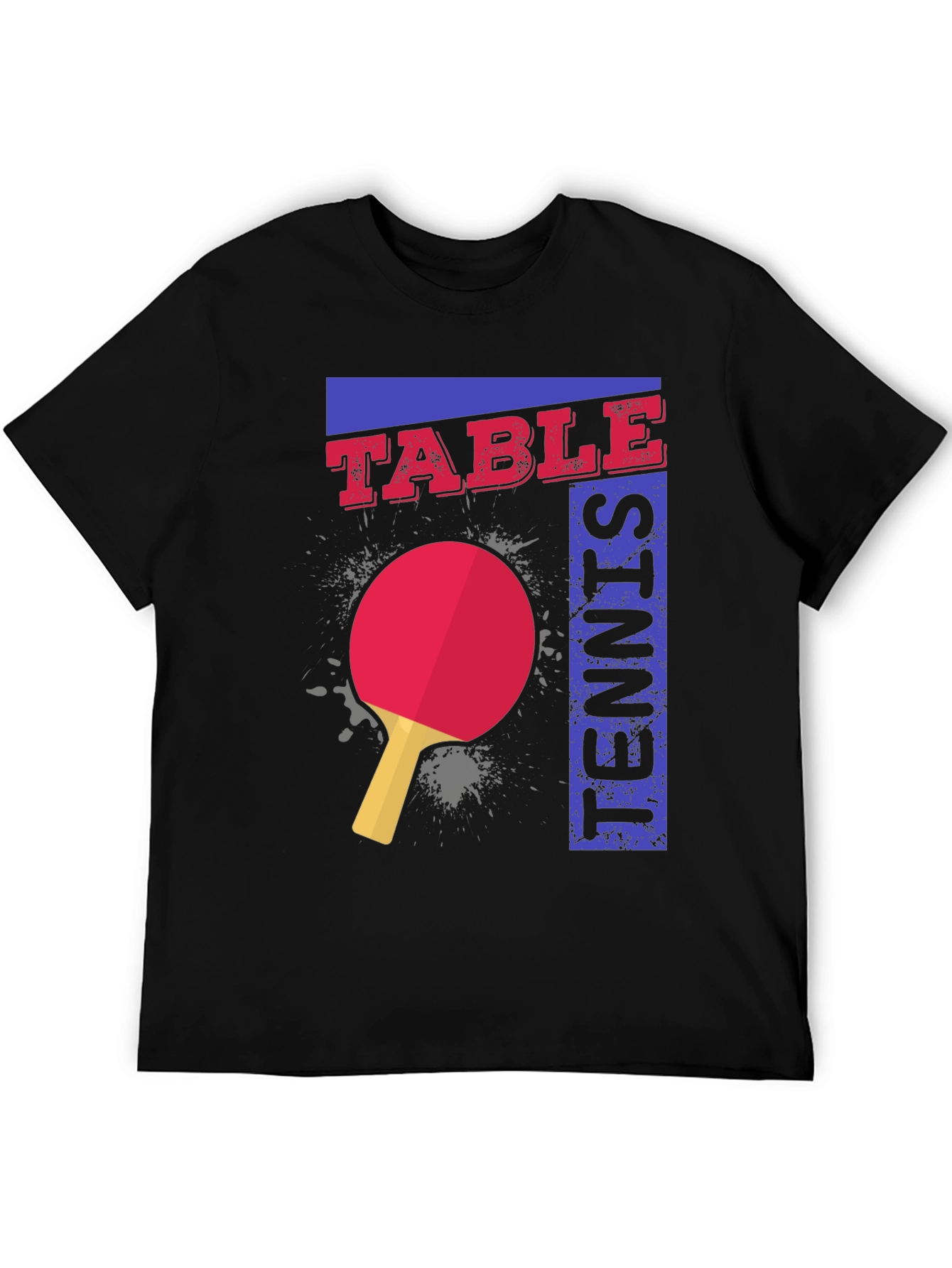Table Tennis Graphic Tee - Sporty Casual Style