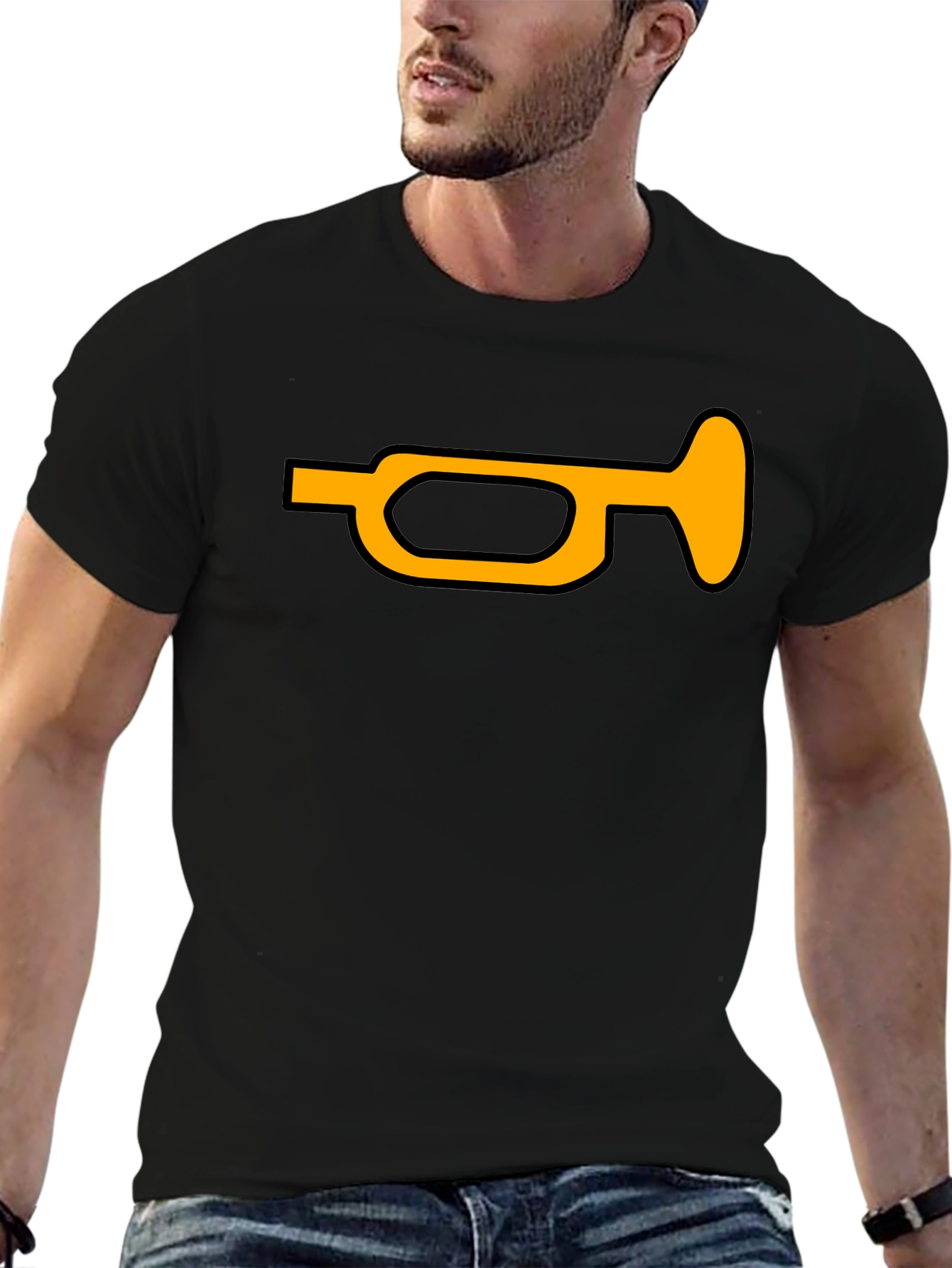 Trumpet Graphic Tee - Bold Musical Statement