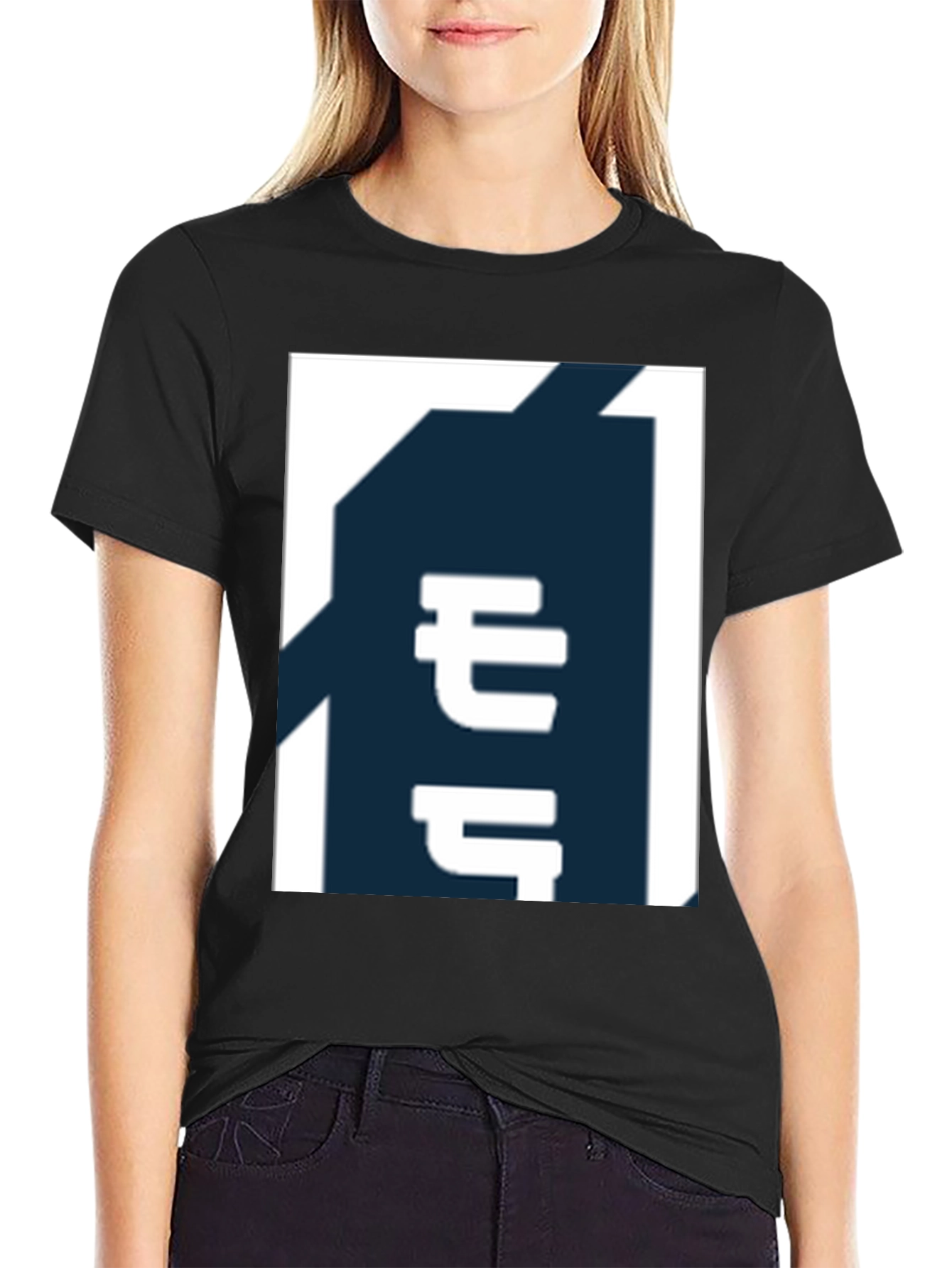 Modern Graphic Tee - Black