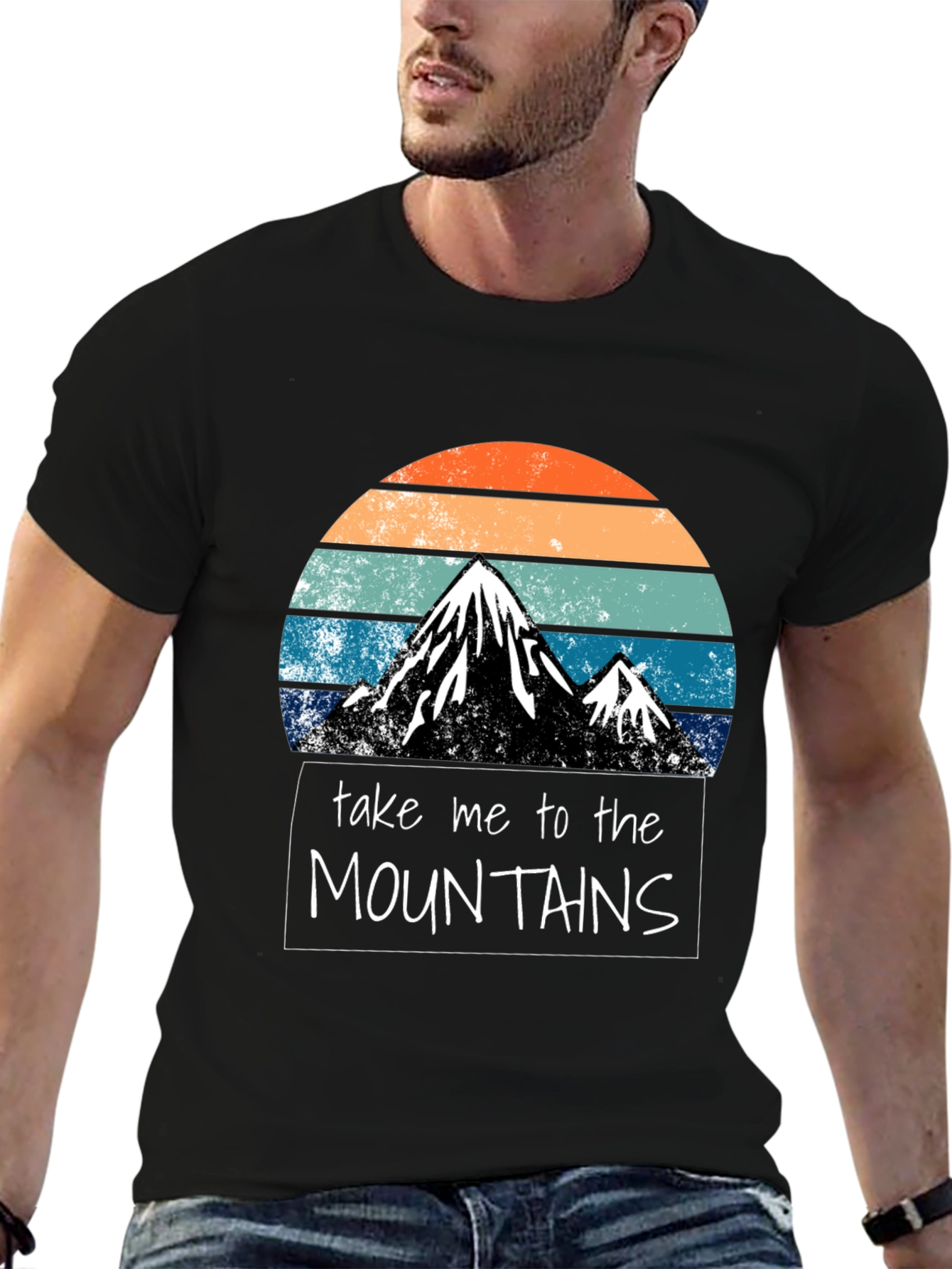 Mountains Graphic Tee - Adventure Awaits