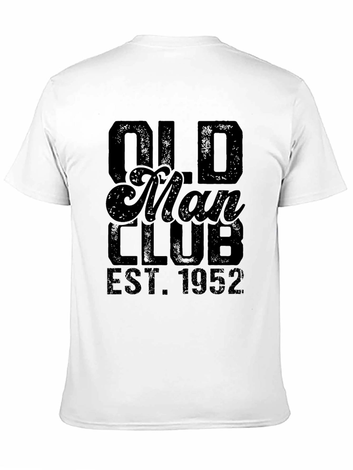 Old Man Club Est. 1952 Black Graphic Tee