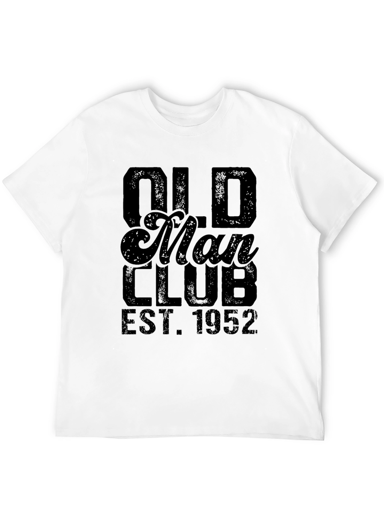 Old Man Club Est. 1952 Black Graphic Tee
