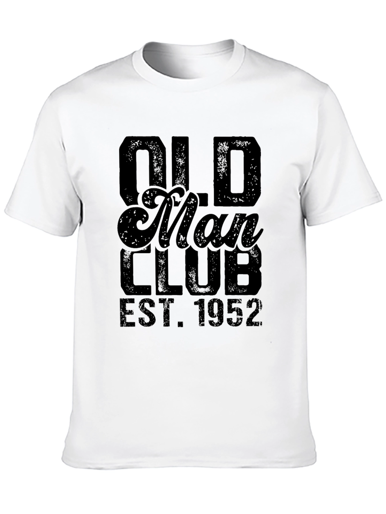Old Man Club Est. 1952 Black Graphic Tee