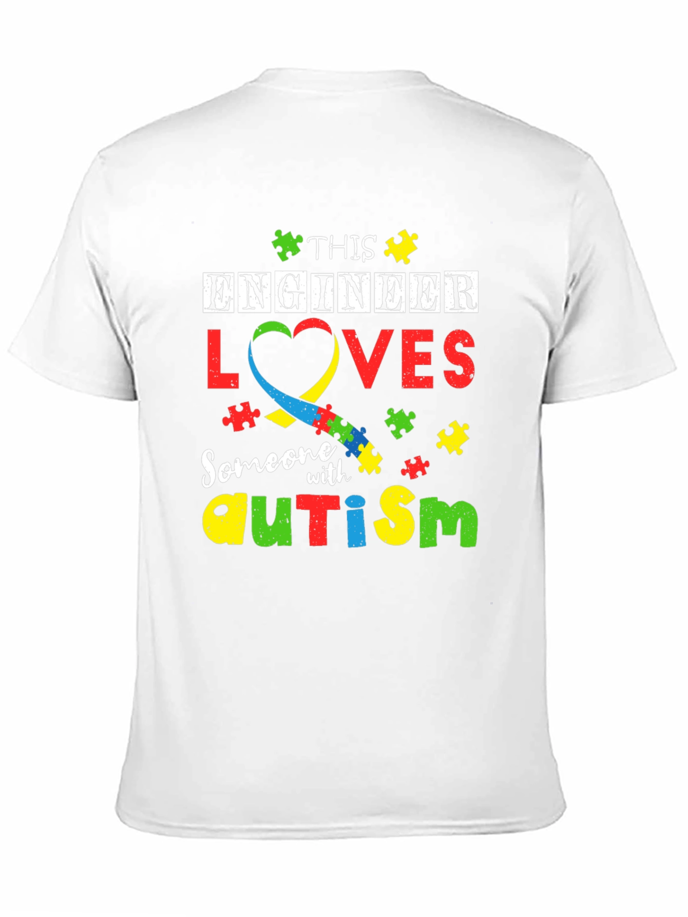 Engineer Autism Awareness T-Shirt
