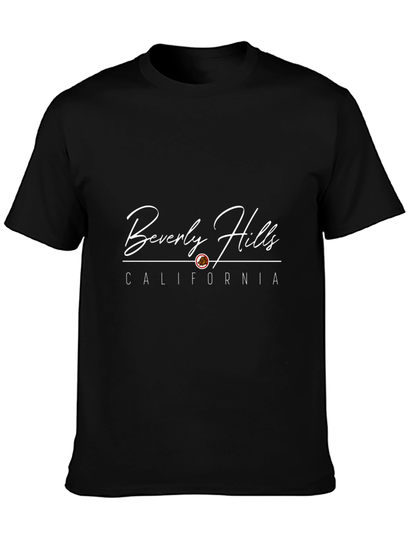 Beverly Hills California Black T-Shirt
