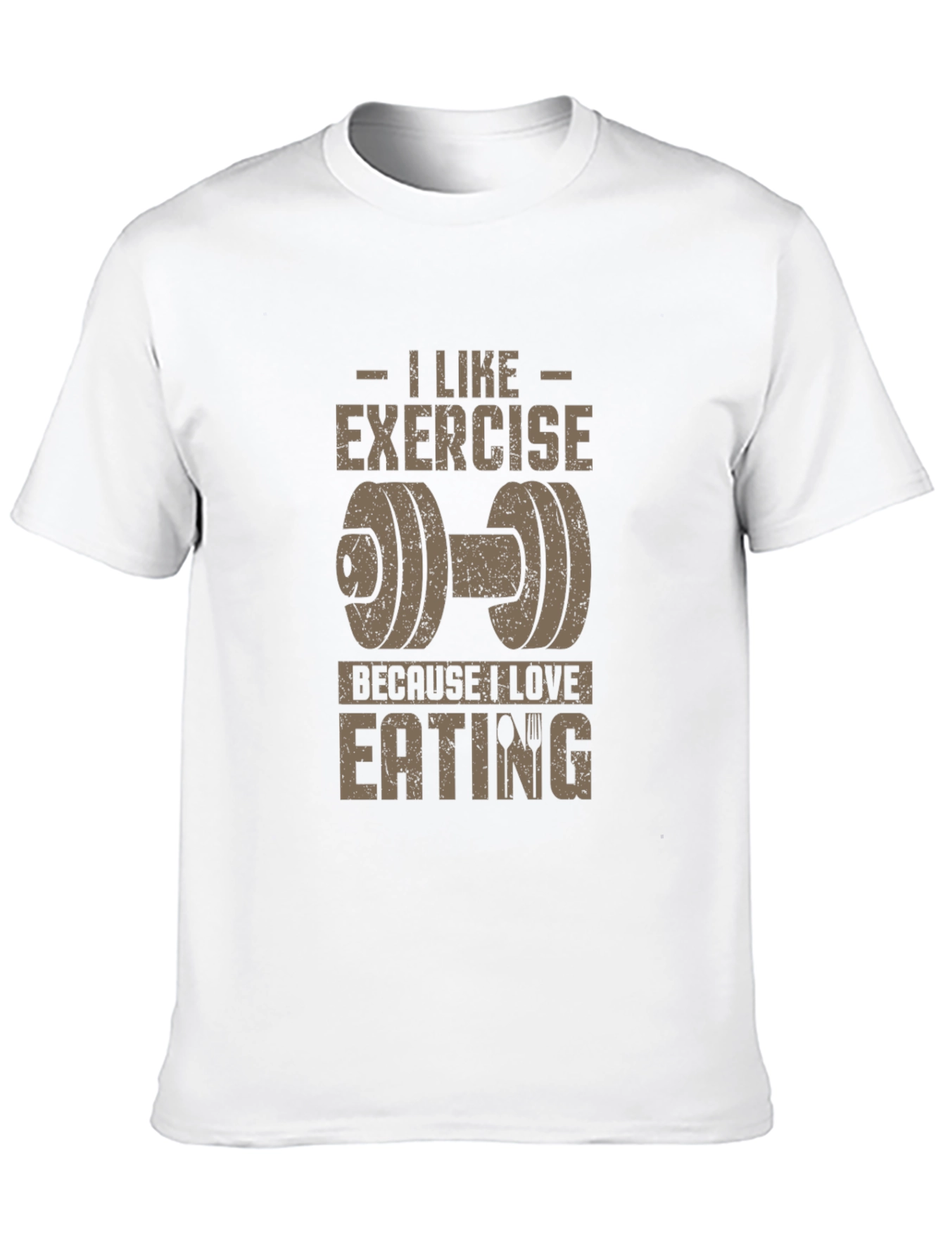 Exercise Lover T-Shirt - Eat to Workout!