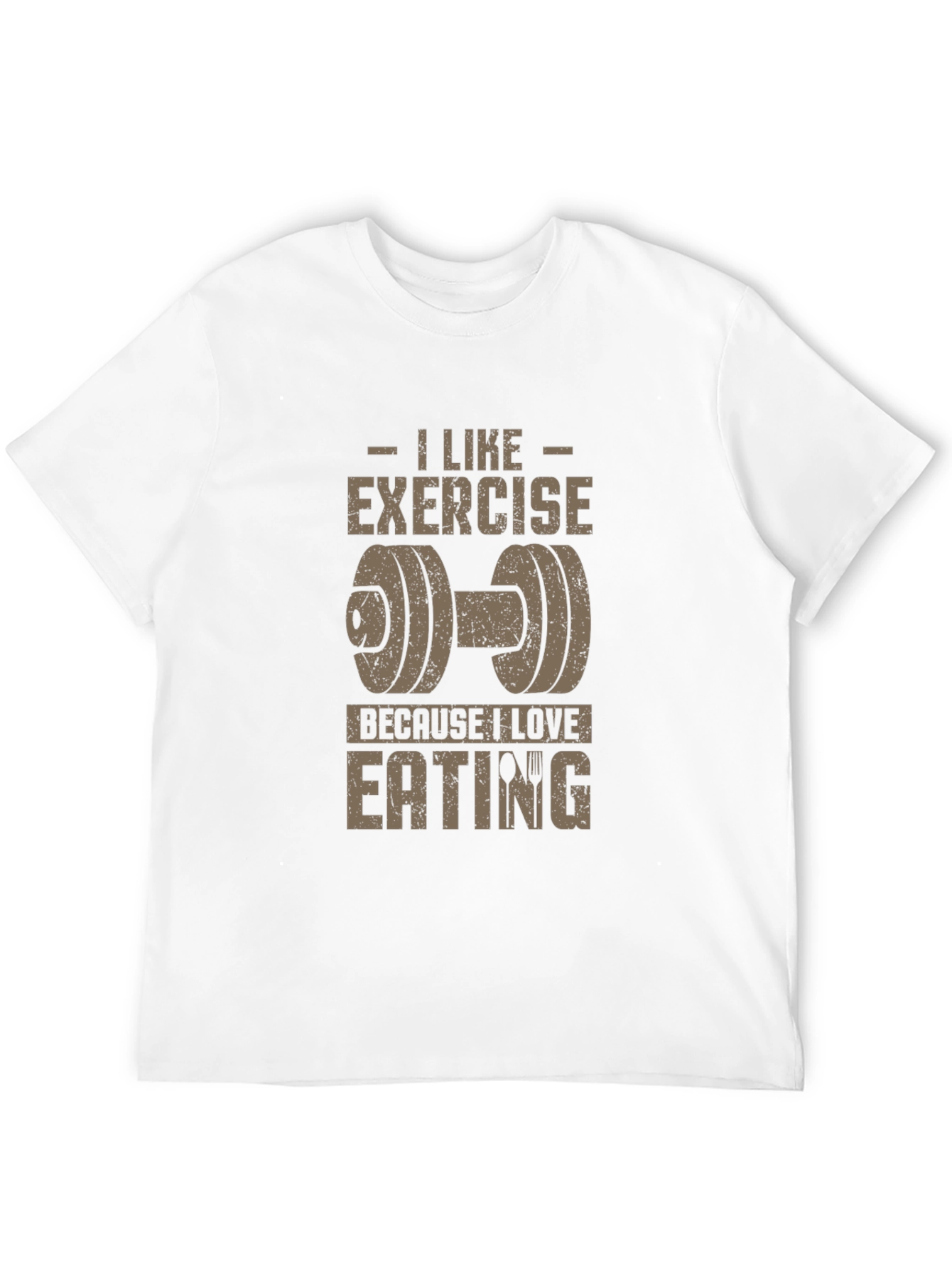 Exercise Lover T-Shirt - Eat to Workout!