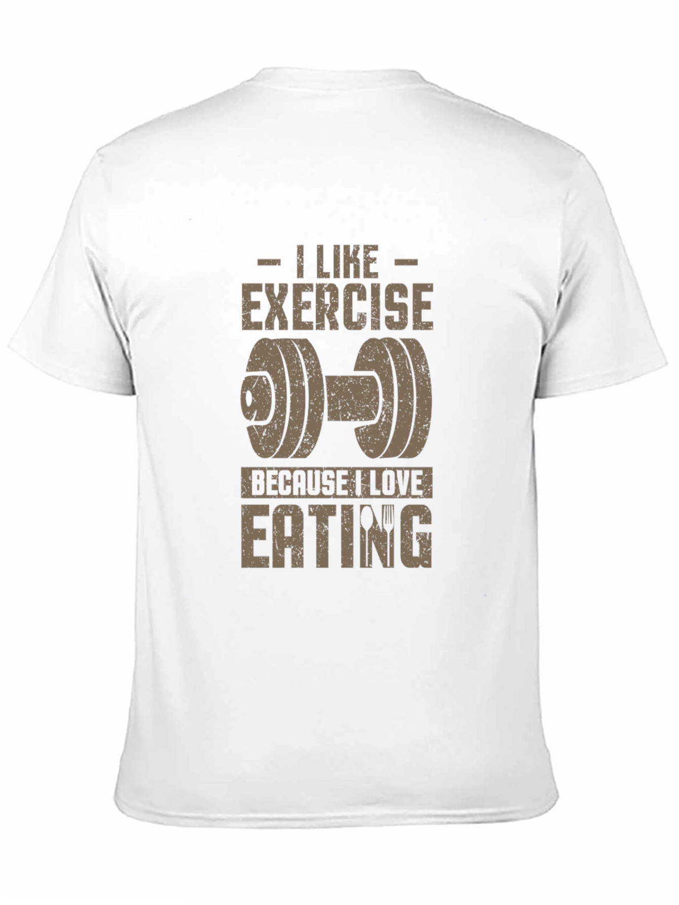 Exercise Lover T-Shirt - Eat to Workout!
