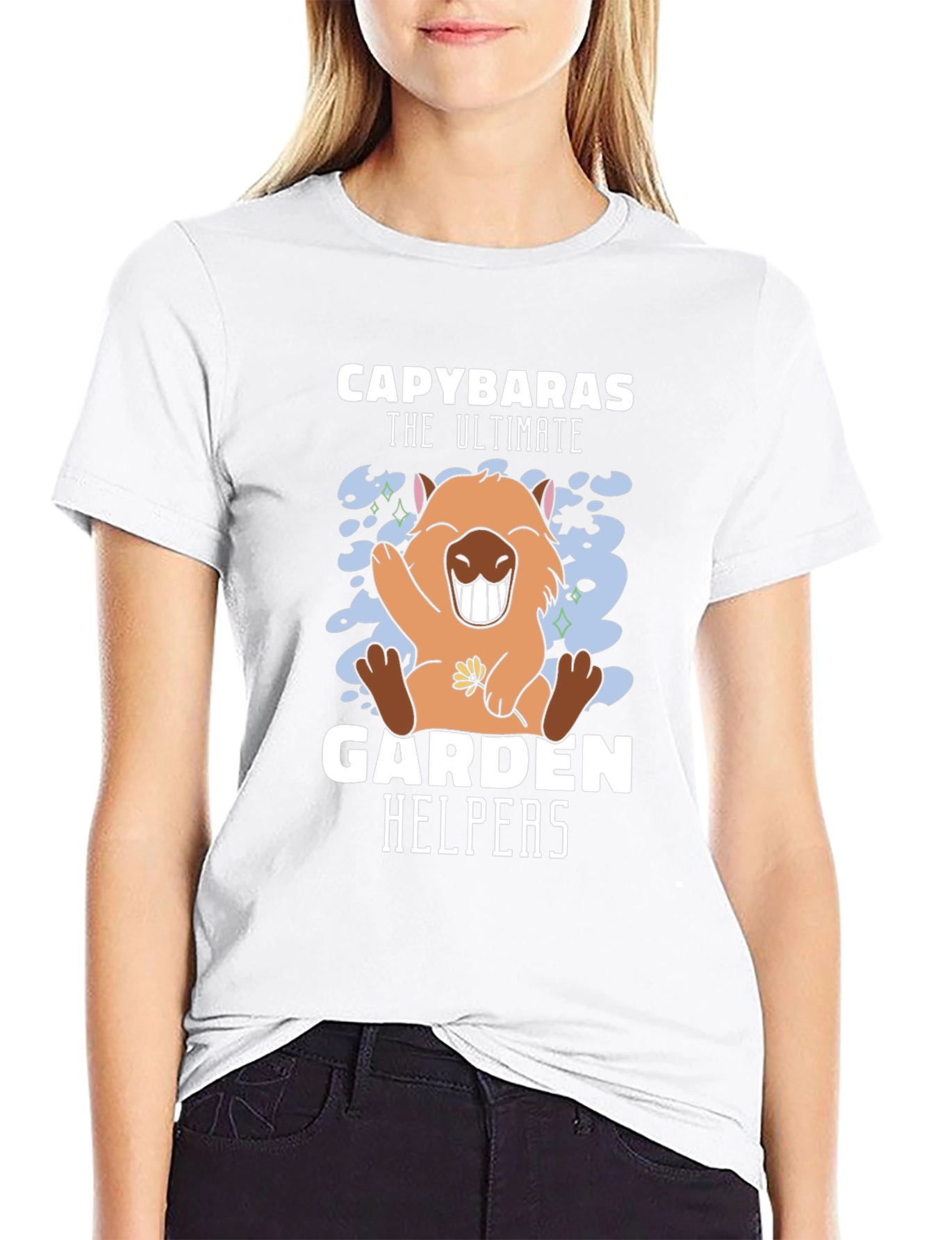 Capybara Garden Helpers Graphic Tee