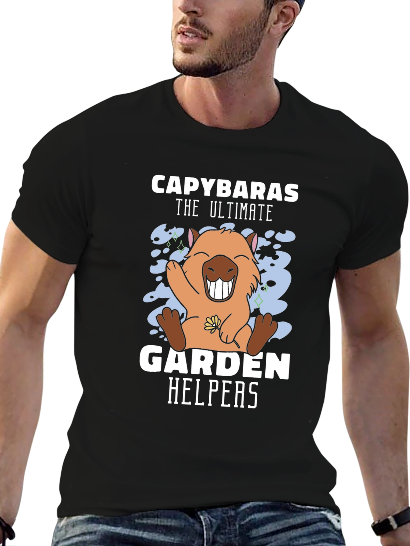 Capybara Garden Helpers Graphic Tee