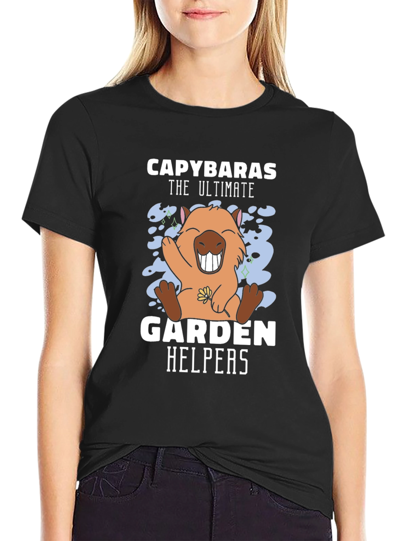 Capybara Garden Helpers Graphic Tee