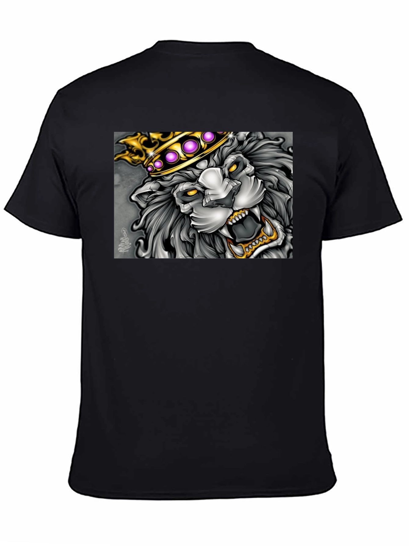 King Lion Graphic Tee - Black