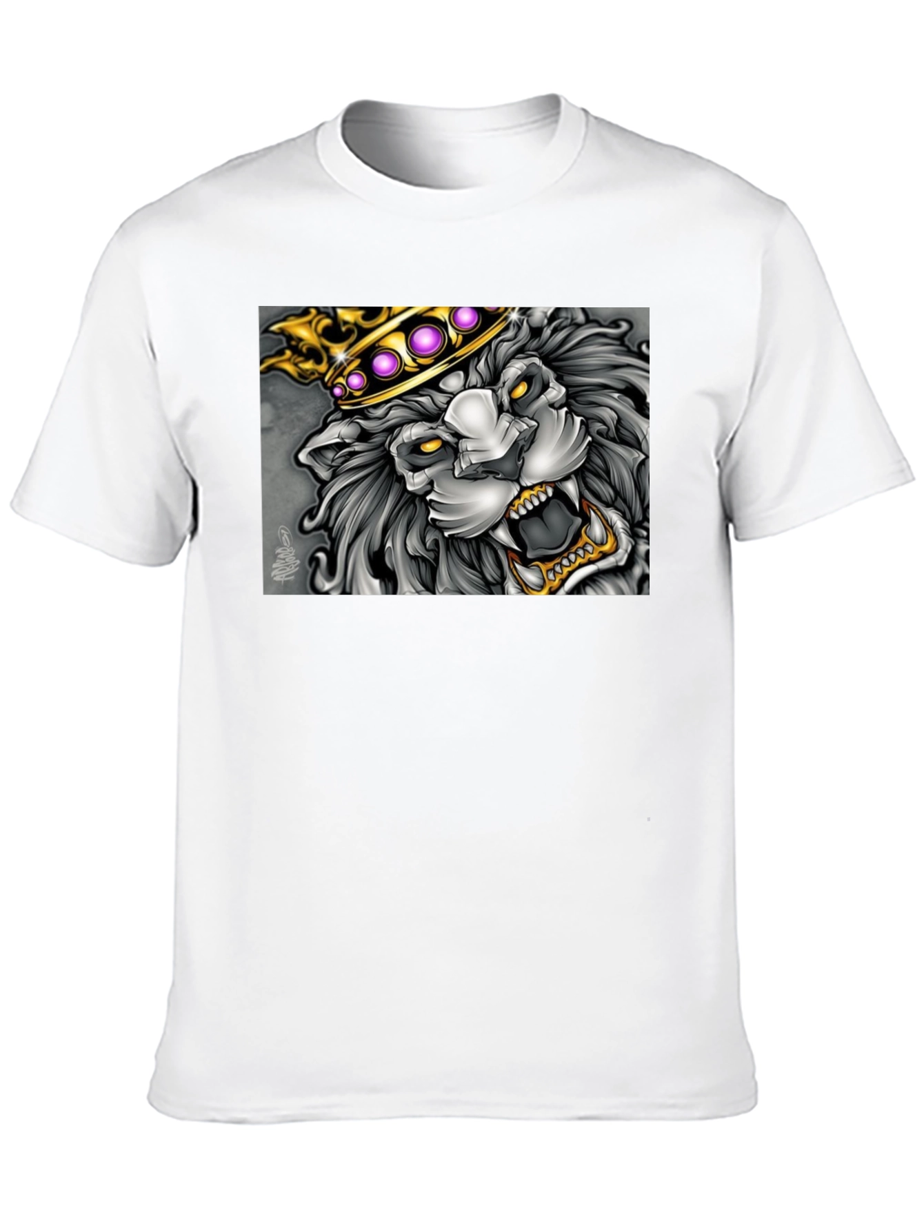 King Lion Graphic Tee - Black