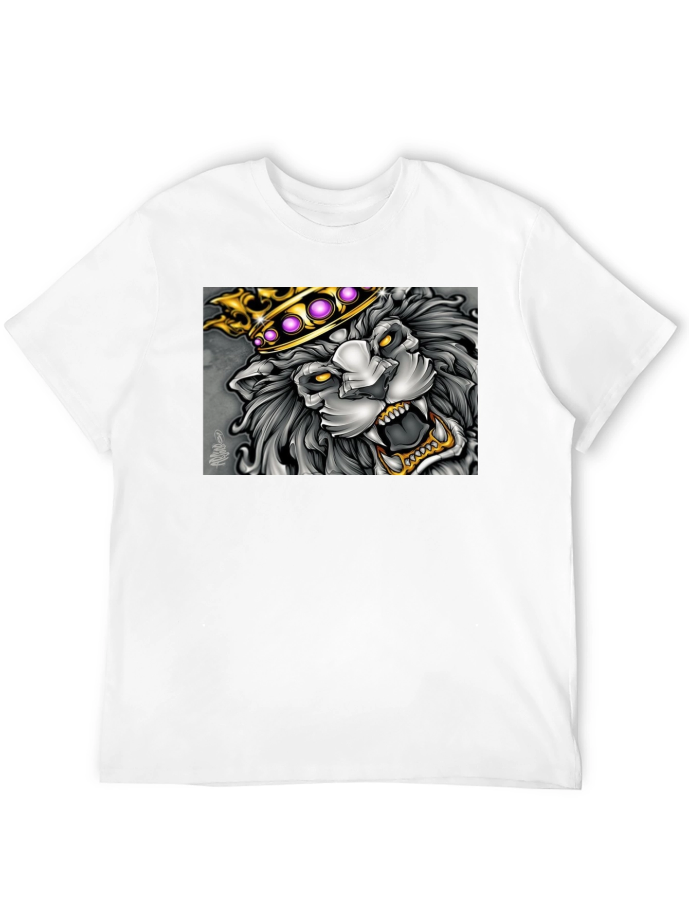 King Lion Graphic Tee - Black