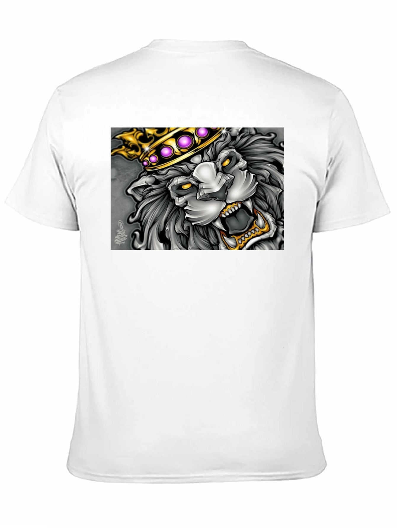 King Lion Graphic Tee - Black